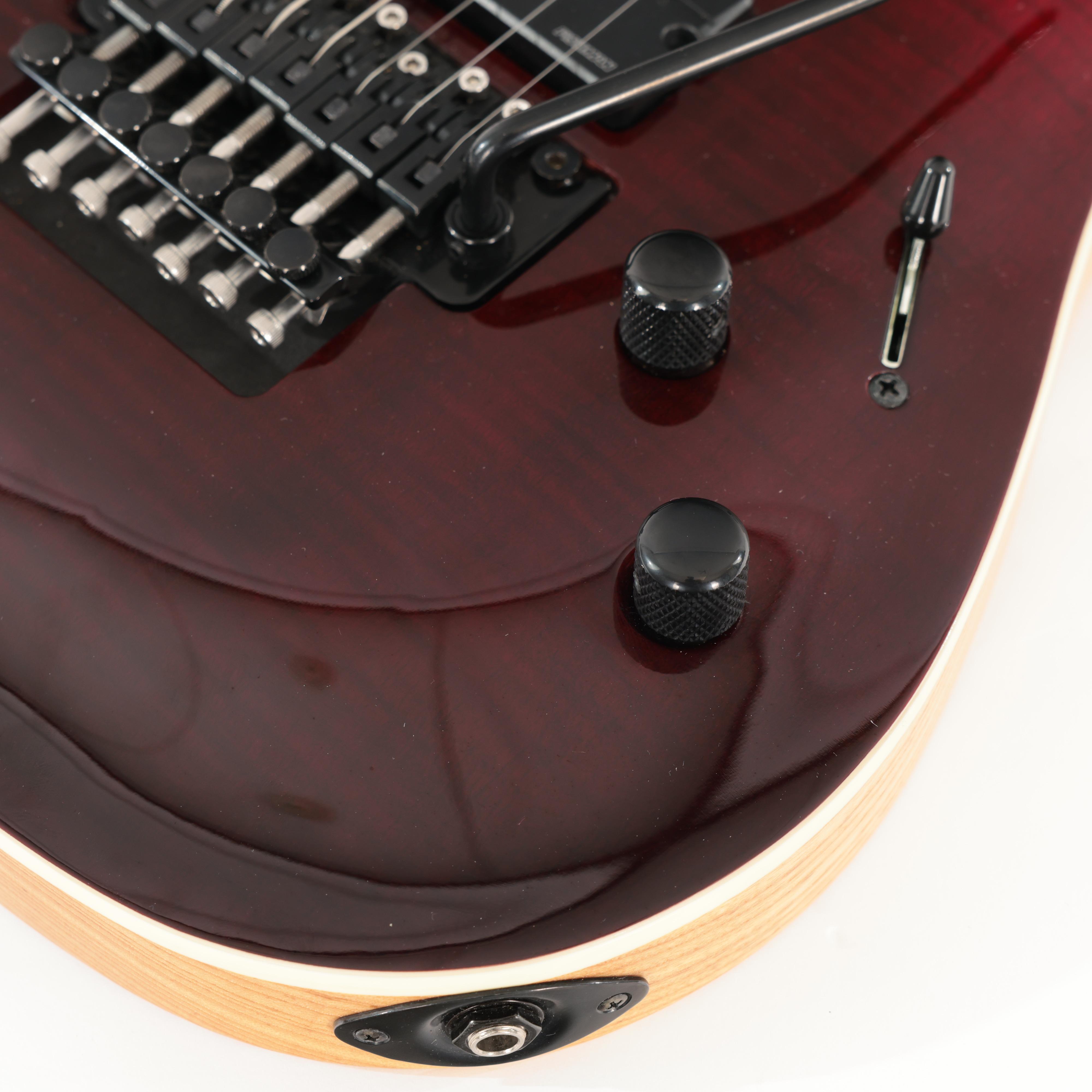 Second Hand Schecter C-7 FR SLS Elite Electric Guitar in Blood Burst 375 - SH-141-6375 (7) - Copy.jpg