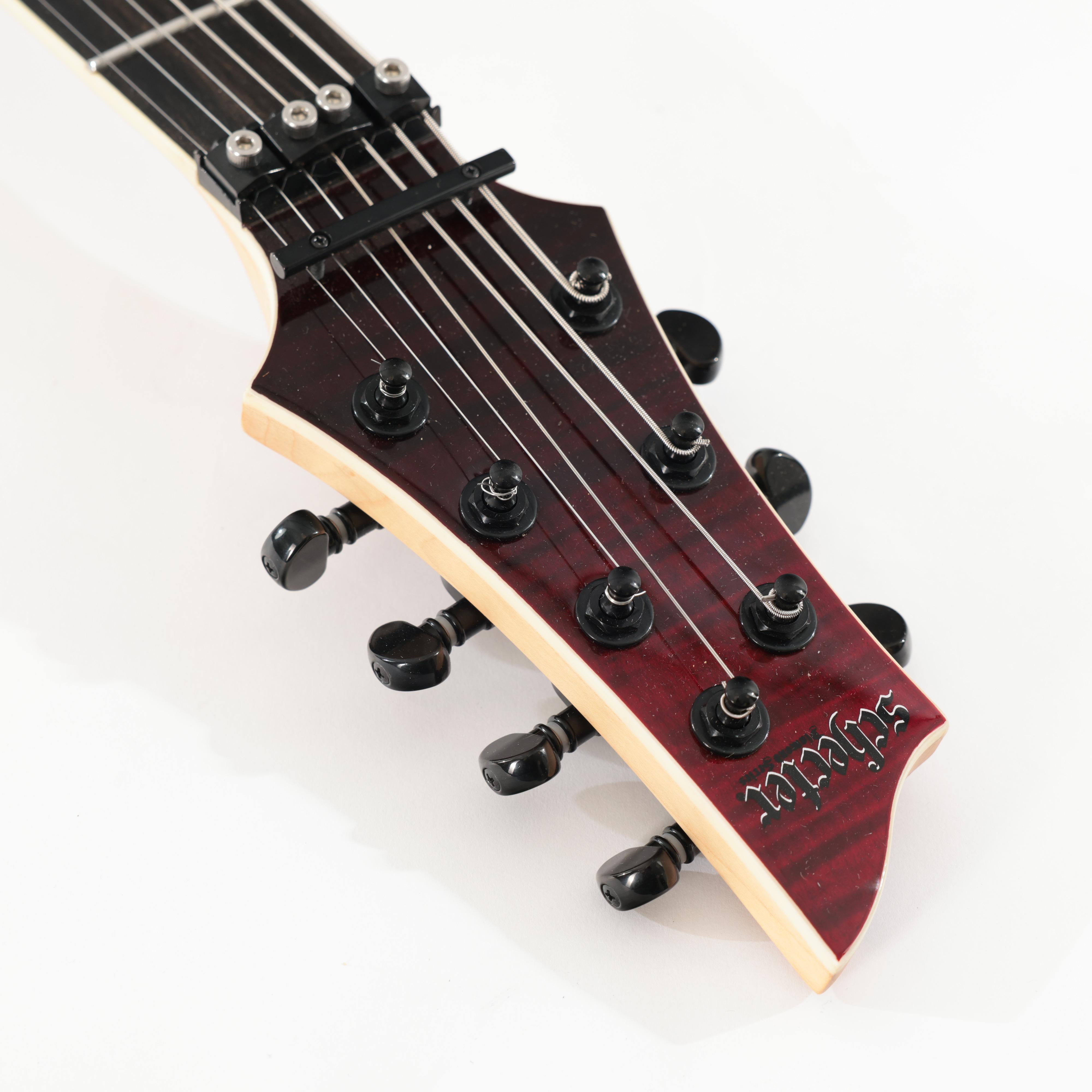 Second Hand Schecter C-7 FR SLS Elite Electric Guitar in Blood Burst 375 - SH-141-6375 (11) - Copy.jpg