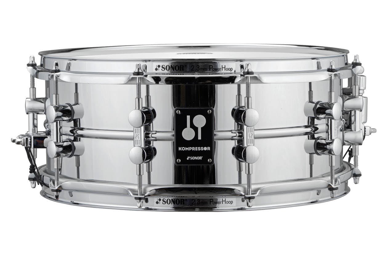SONOR Kompressor Snare Drum 14" x 5.75", Steel, Chrome - 17710201-17710201_KS14x5.75SDS_front-1.jpg