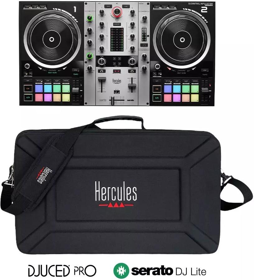 Hercules DJ Control Inpulse 500 Serato Pro Edition DJ Controller in Silver - 4787878 (1).jpg
