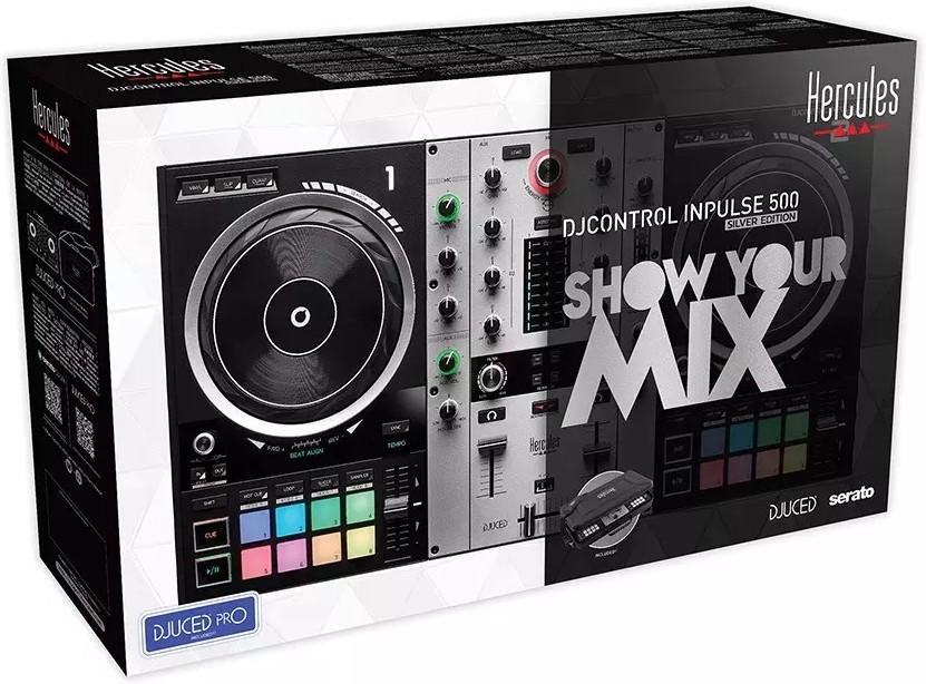 Hercules DJ Control Inpulse 500 Serato Pro Edition DJ Controller in Silver - 4787878 (6).jpg