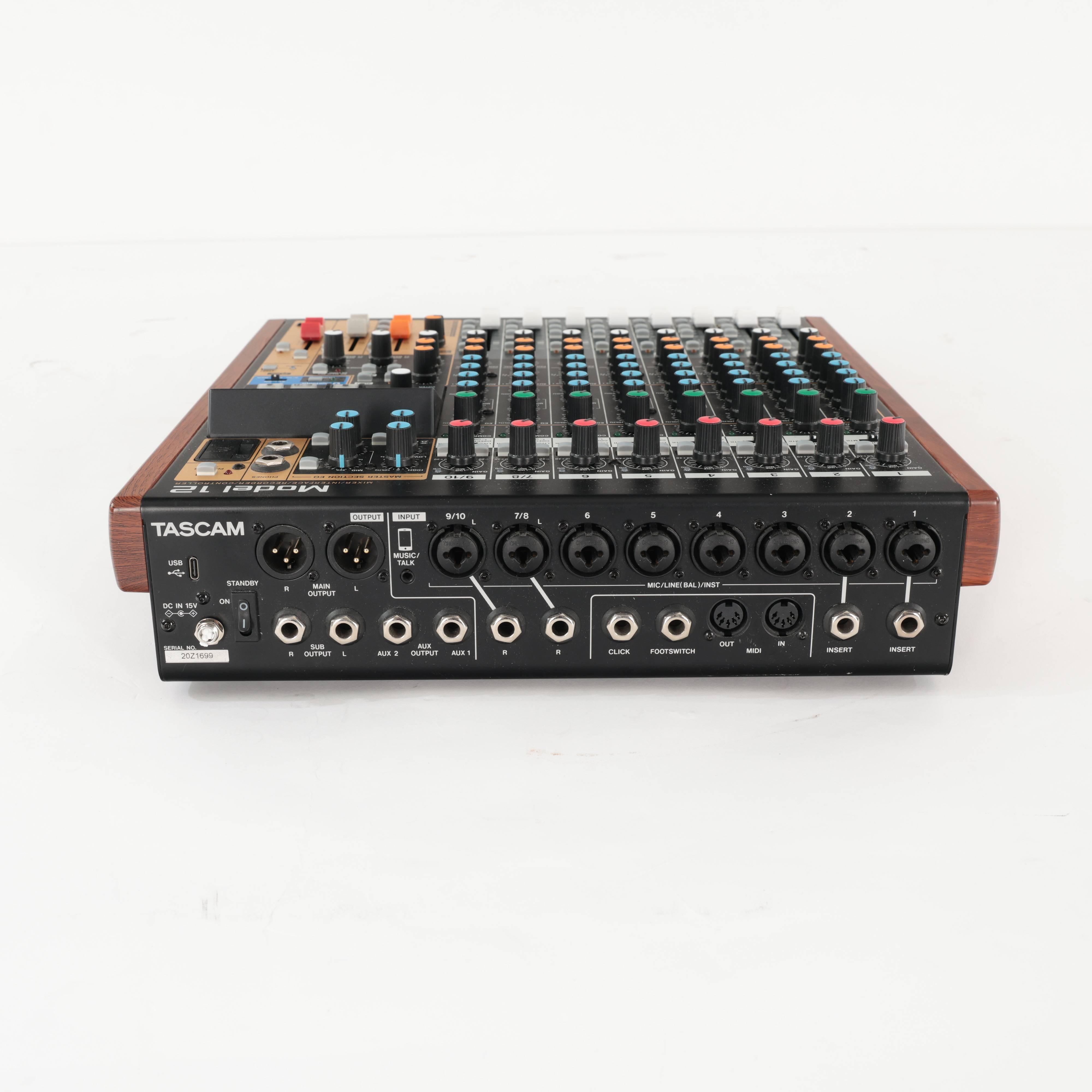 Second Hand Tascam Model 12 Analogue Mixer, Digital Recorder, USB Interface 668 - SH-241-6668 (5).jpg