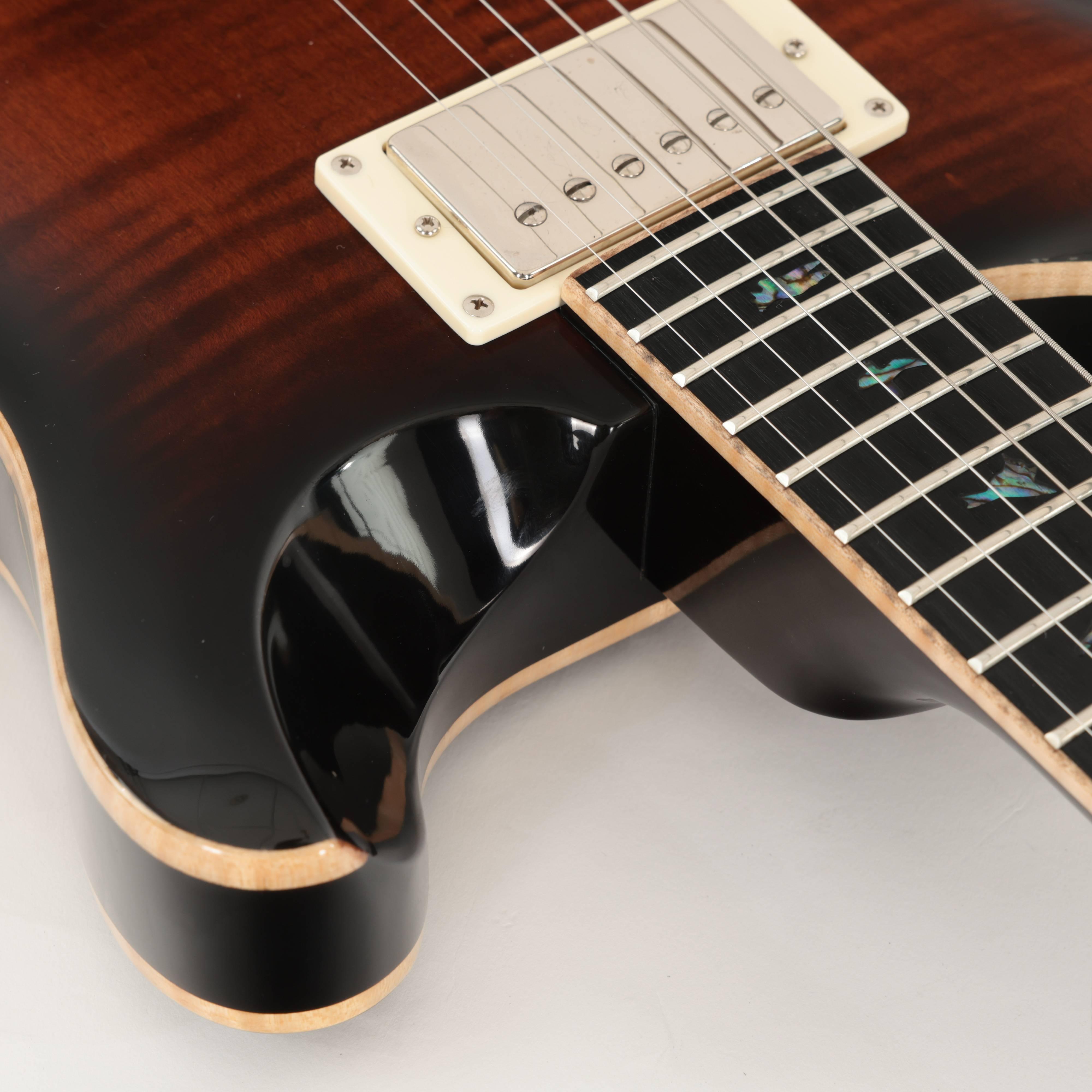 Second Hand PRS SE Hollowbody II Piezo Electric Guitar in Black Gold With Hardcase 666 - SH-241-6666 (9).jpg