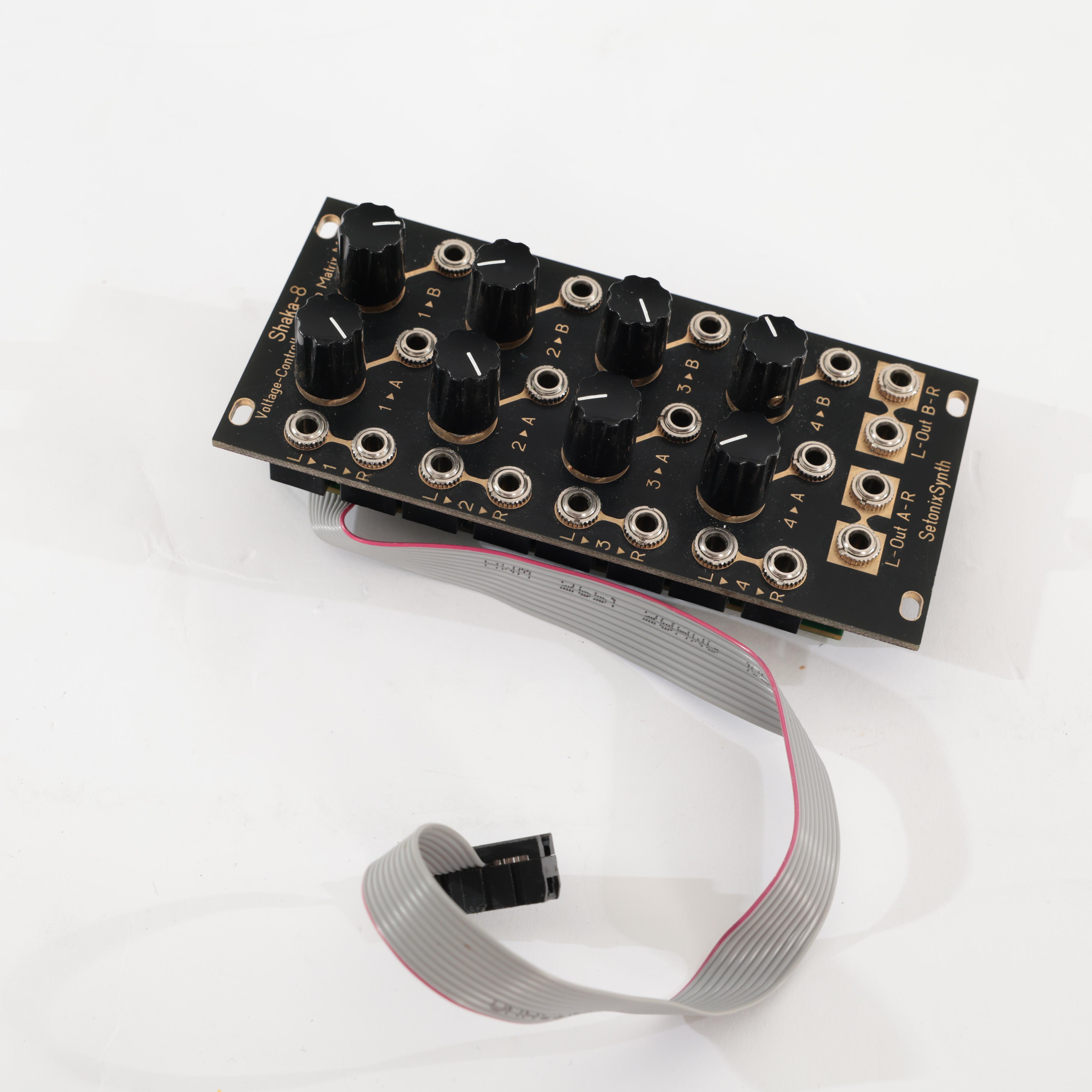 Second Hand SetonixSynth Shaka-8 VC Stereo Matrix Mixer Eurorack Module 812 - SH-204-1812 (3).jpg