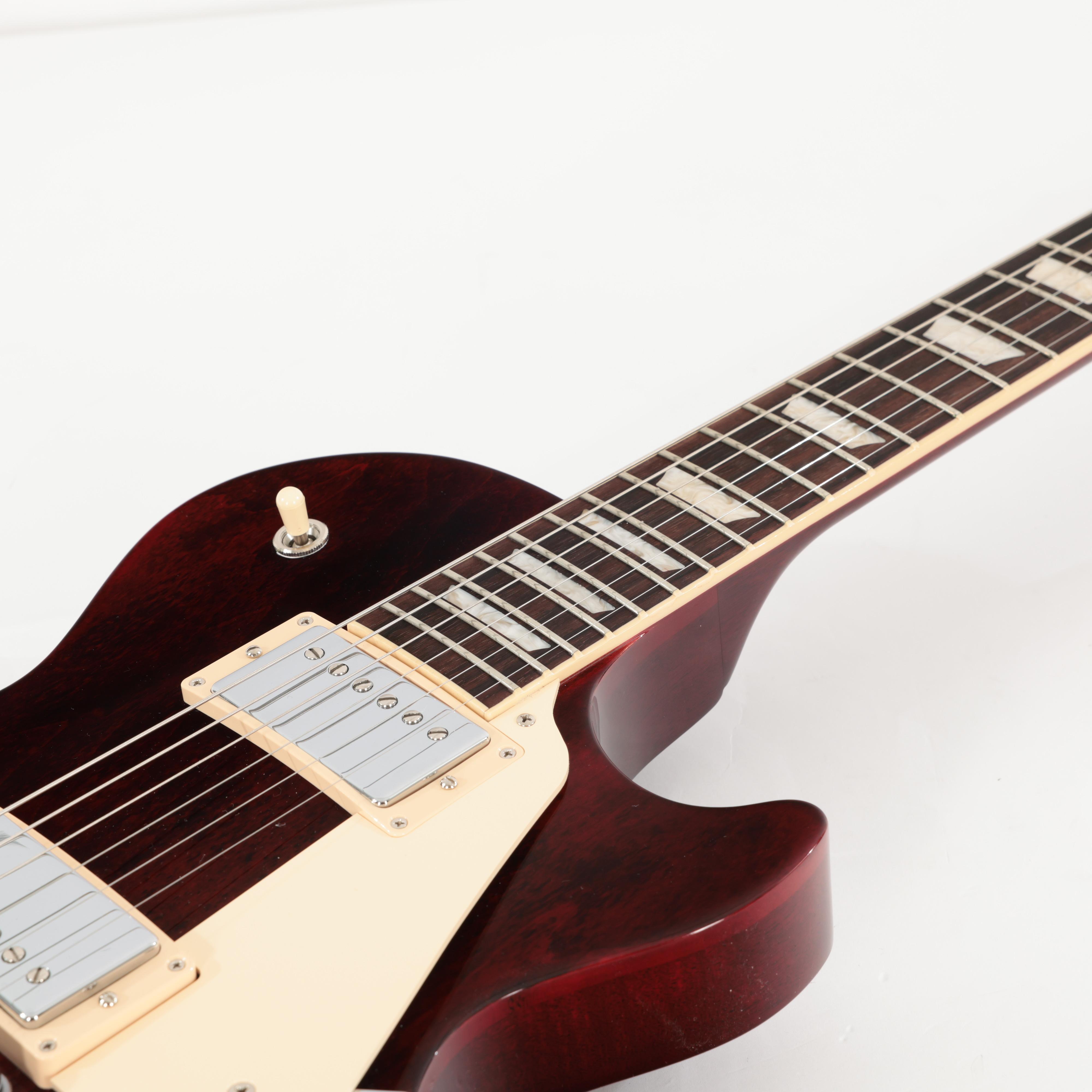Second Hand Gibson Les Paul Studio Electric Guitar in Wine Red 648 - SH-241-6648 (6).jpg