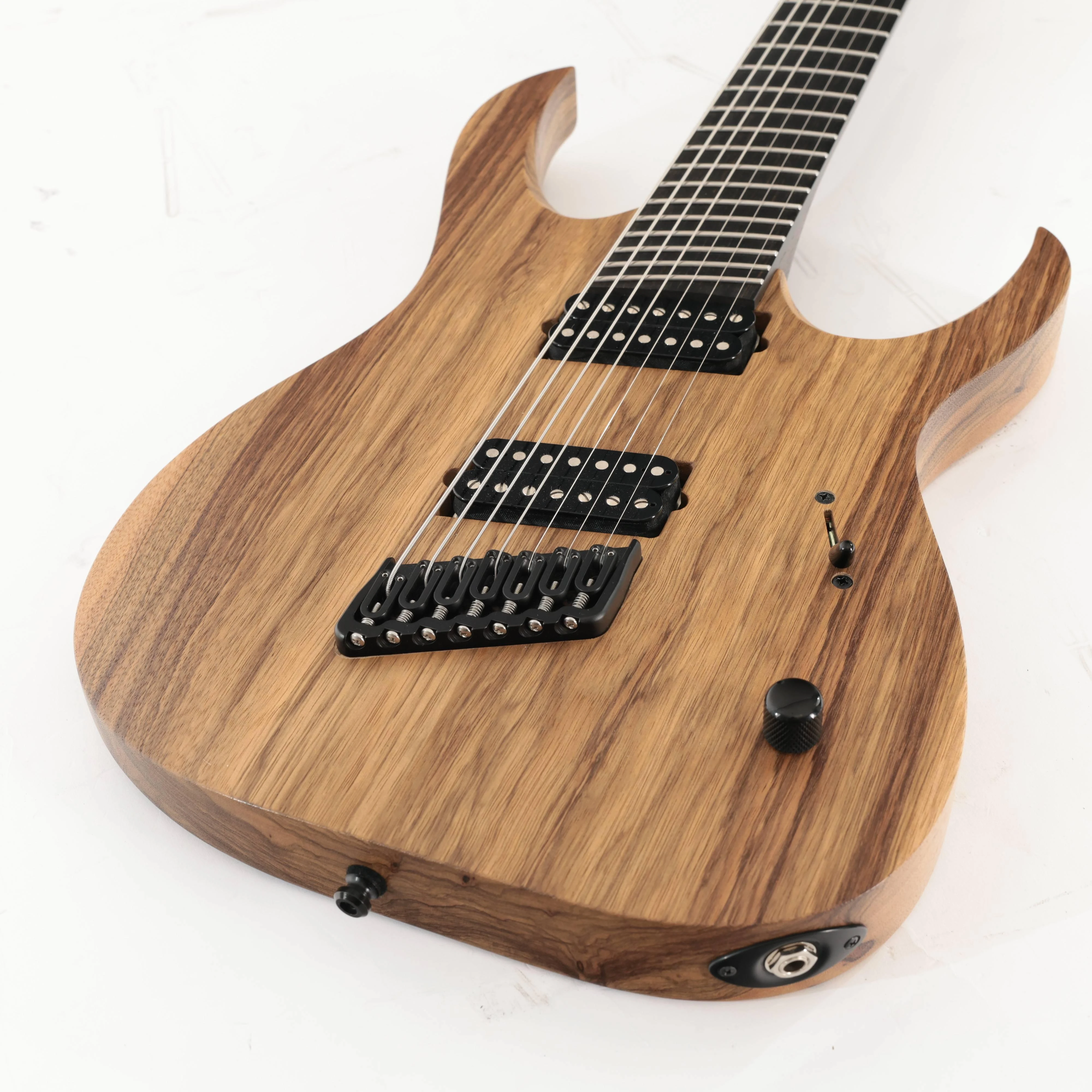 Second Hand Mayones Duvell VF 7 Electric Guitar in Black Limba Satin 606 - SH-114-2606 (6).jpg