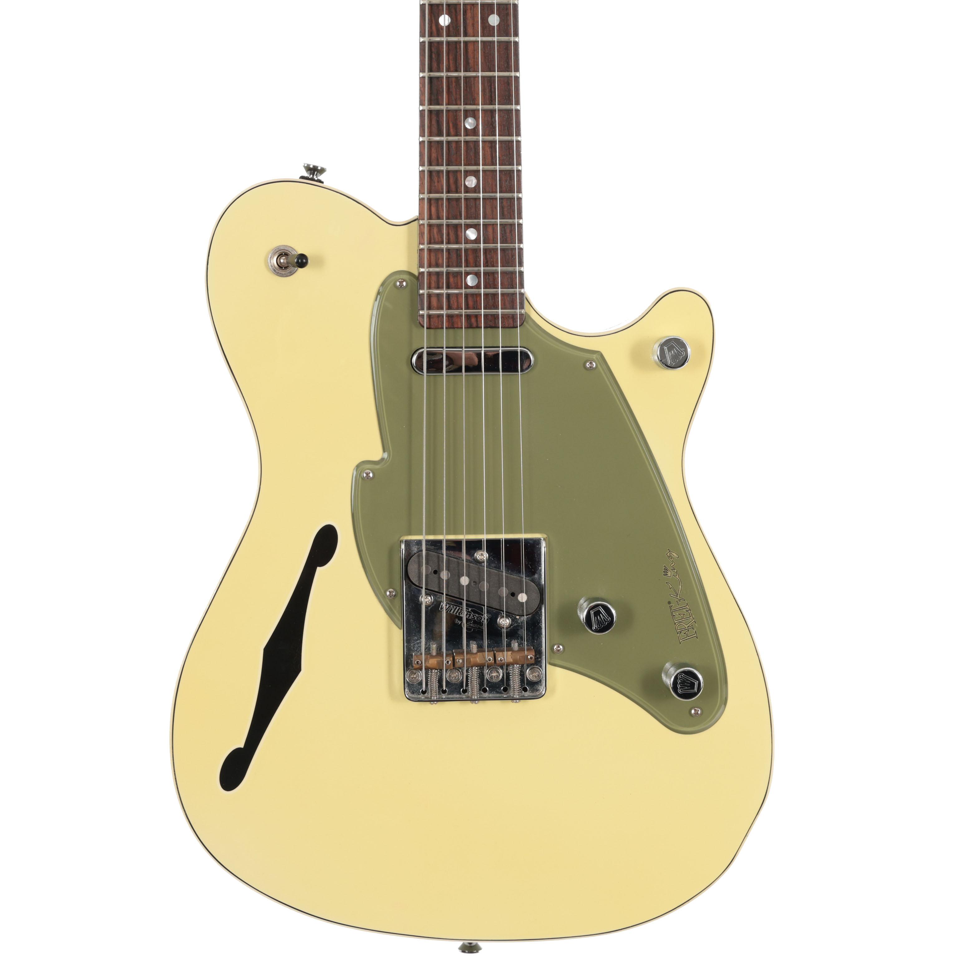 Second Hand Fretking Jon Jorgensen Tele Gretsch Green & Gigbag 627 - SH-141-4627 (2).jpg