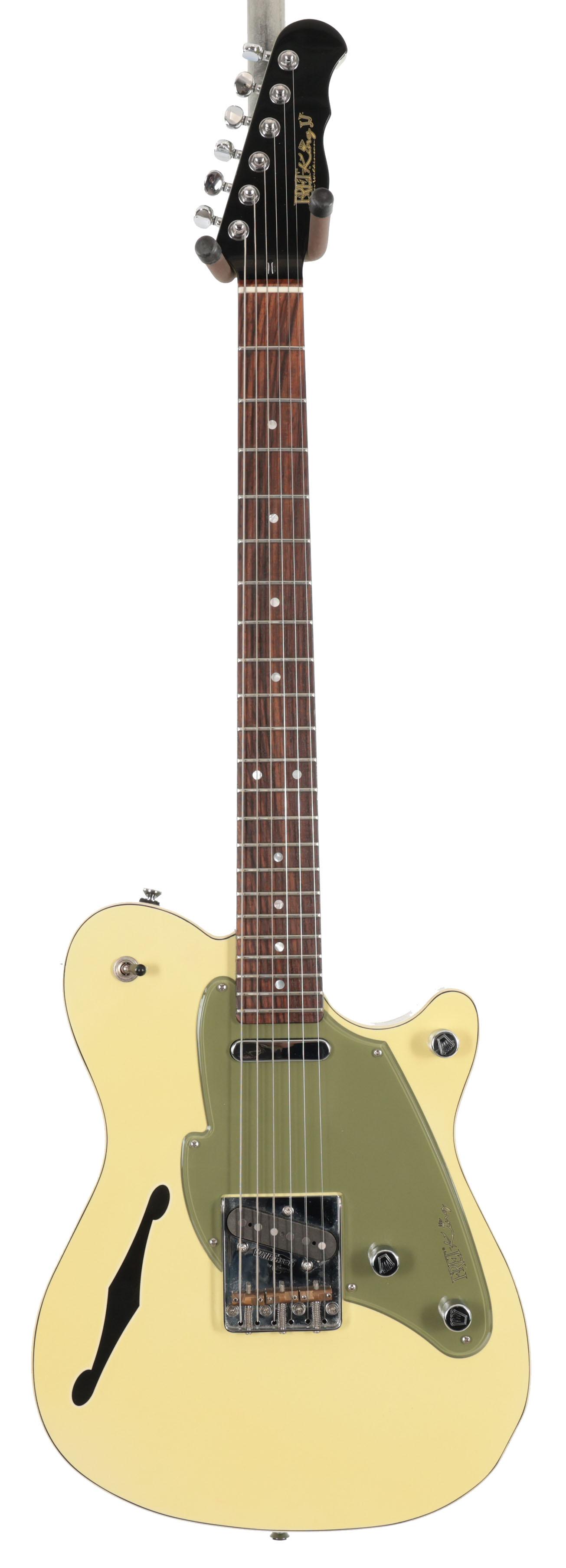 Second Hand Fretking Jon Jorgensen Tele Gretsch Green & Gigbag 627 - SH-141-4627 (3).jpg