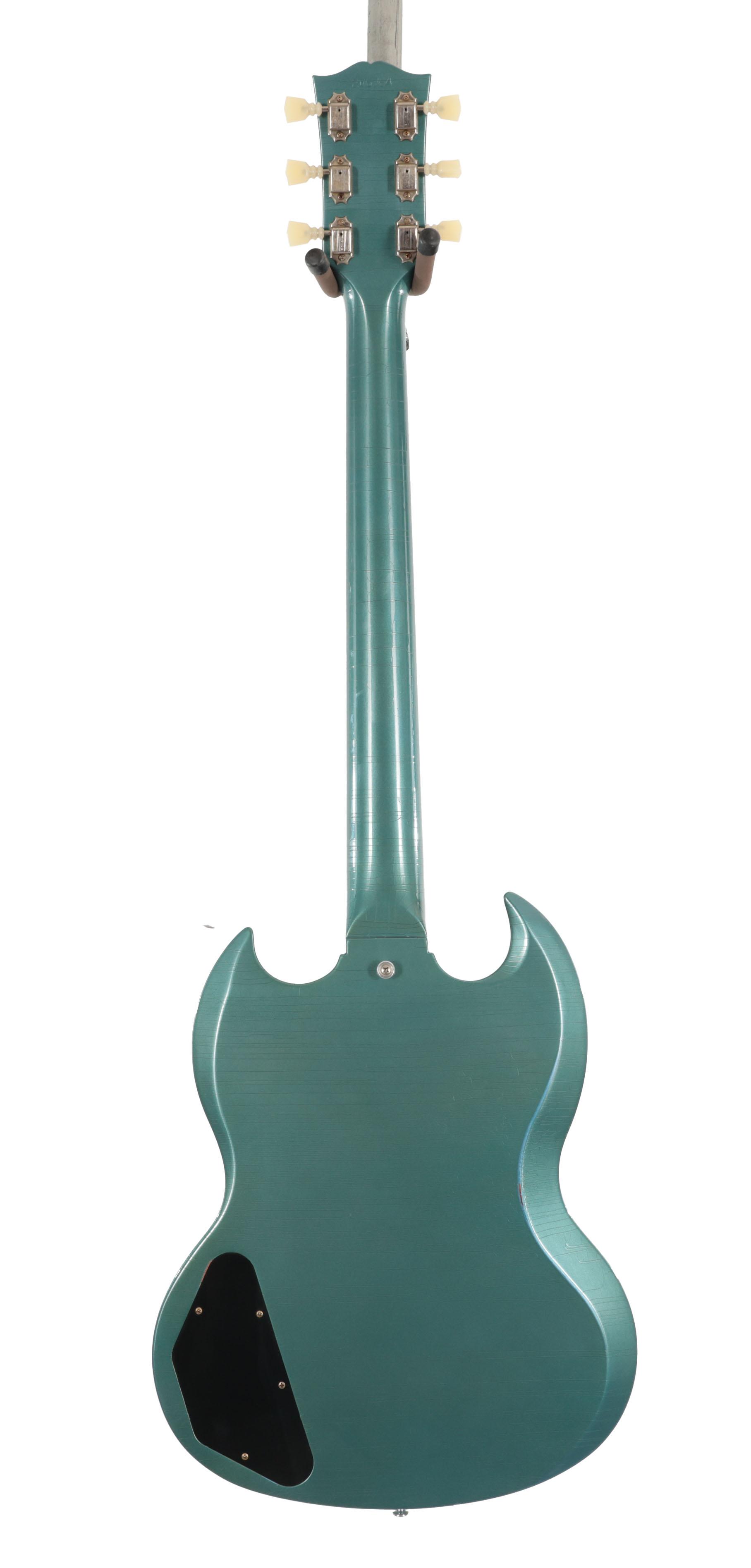 Second Hand Gibson Custom Shop Murphy Lab Light Aged 1964 SG in Pelham Blue 599 - SH-114-2599 (4).jpg
