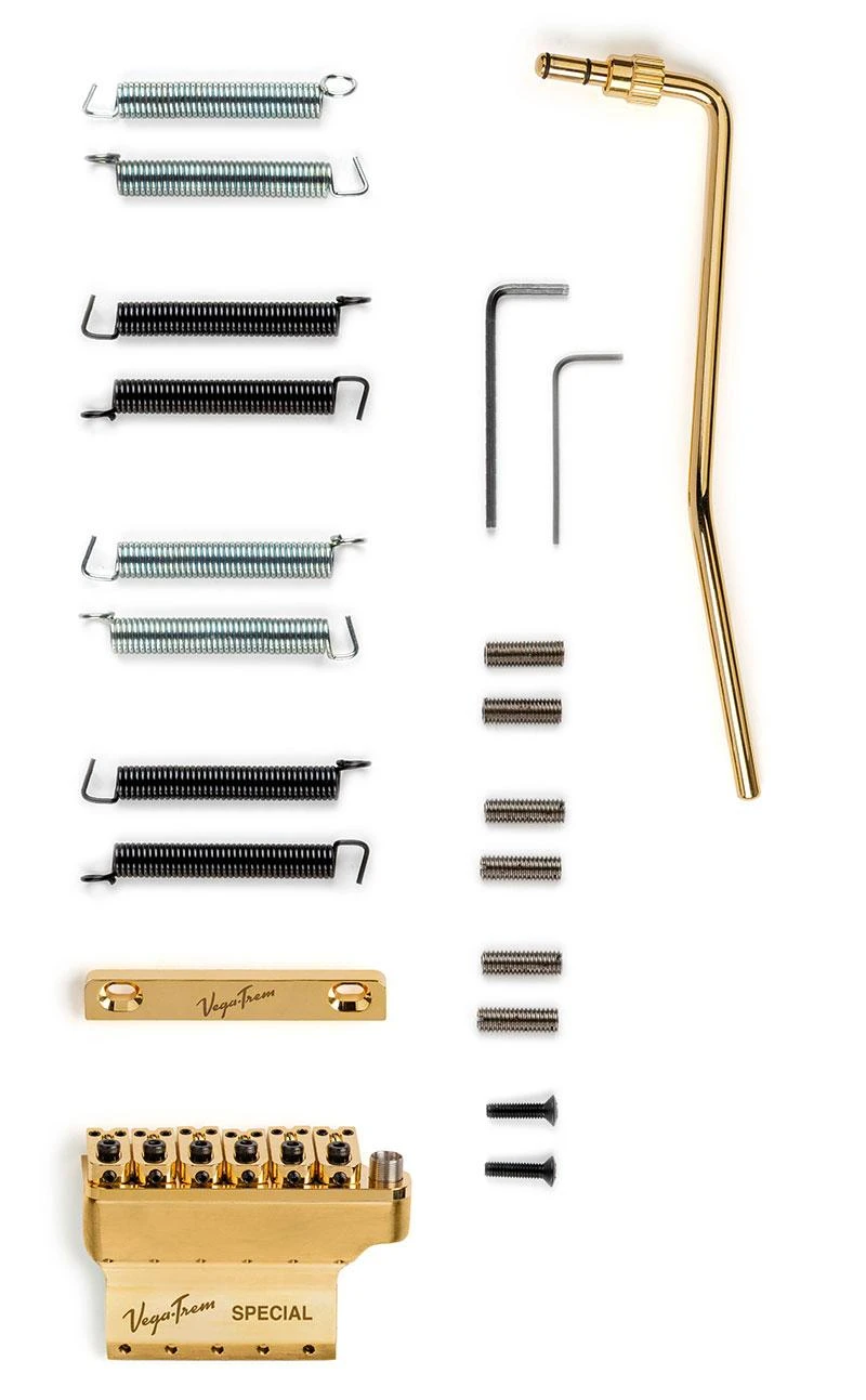 Vega-Trem VT1 Special 2-Point Tremolo System in Gold - VT1SP-GOLD-2P 2.jpg