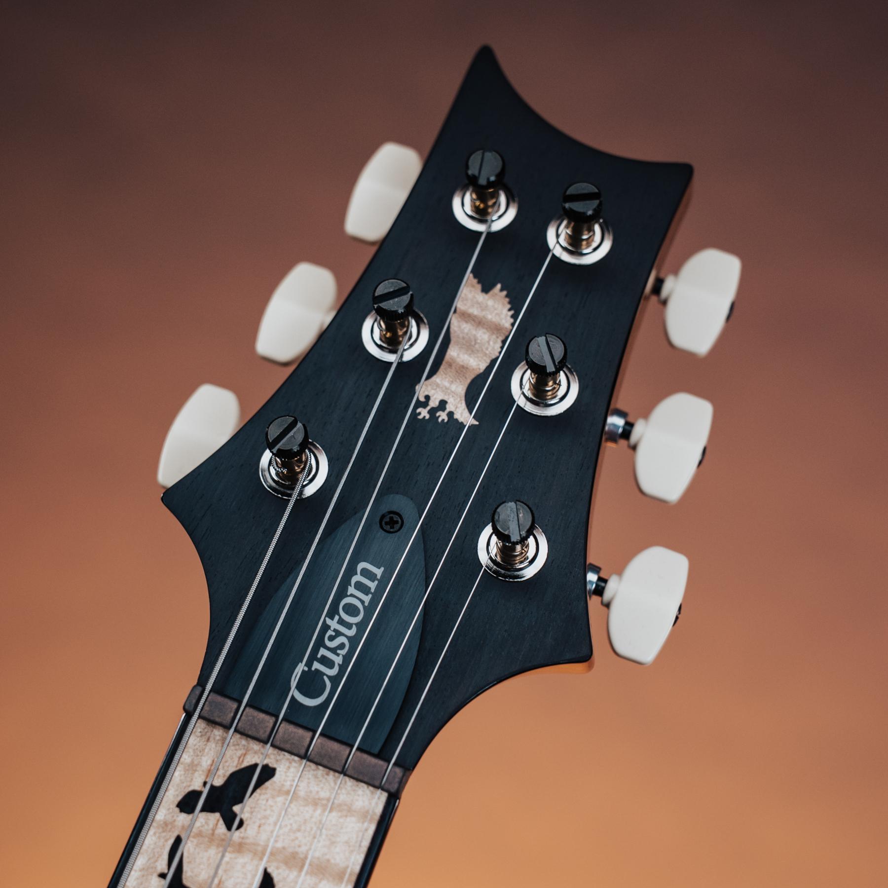 PRS Limited Edition Custom 24 “Birds of a Feather” Electric Guitar in Honey Gold - 1176943U-Headstock.jpg