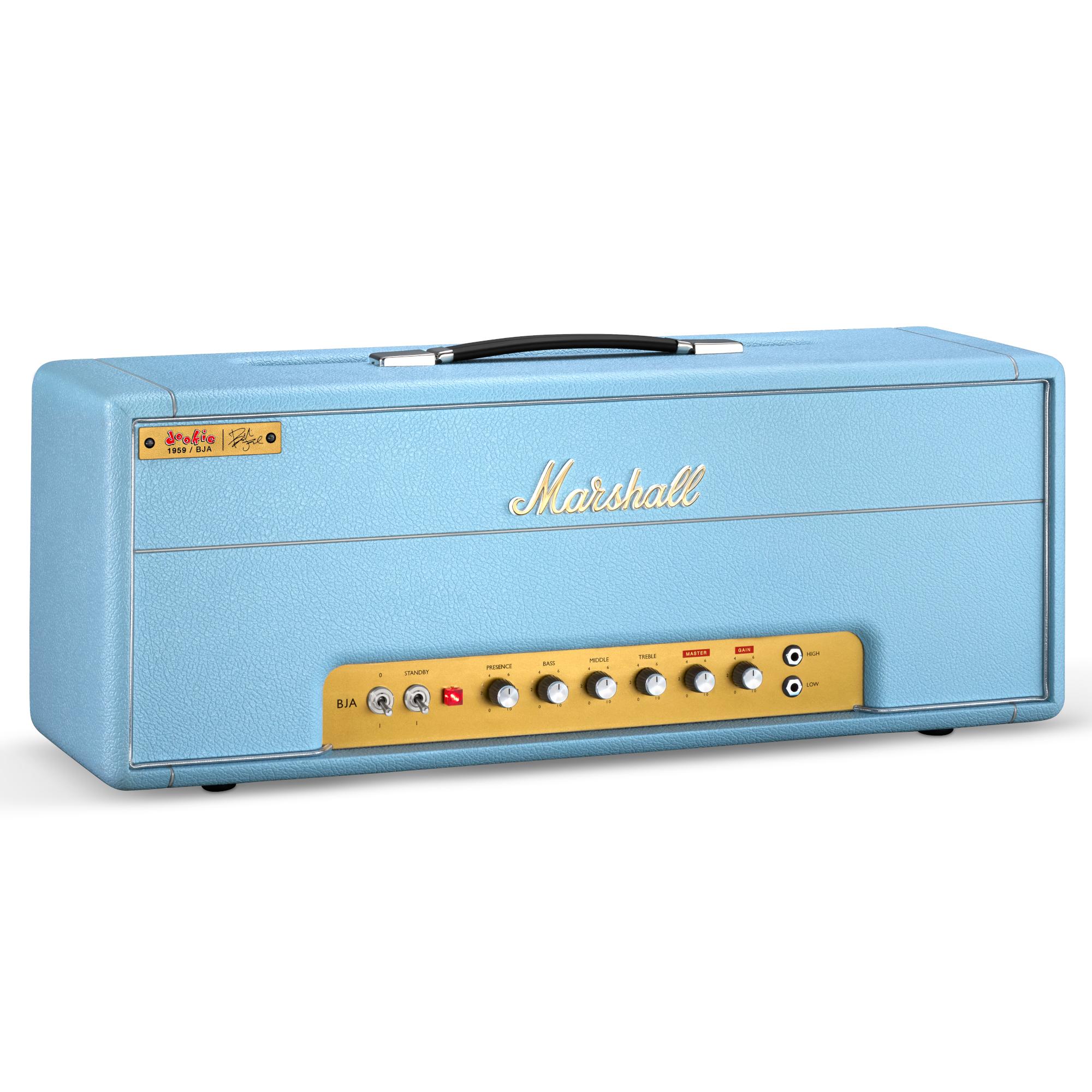Marshall 1959BJA Billie Joe Armstrong Signature 100W Valve Amp Head - 1959BJA-H-Left-Angle.jpg