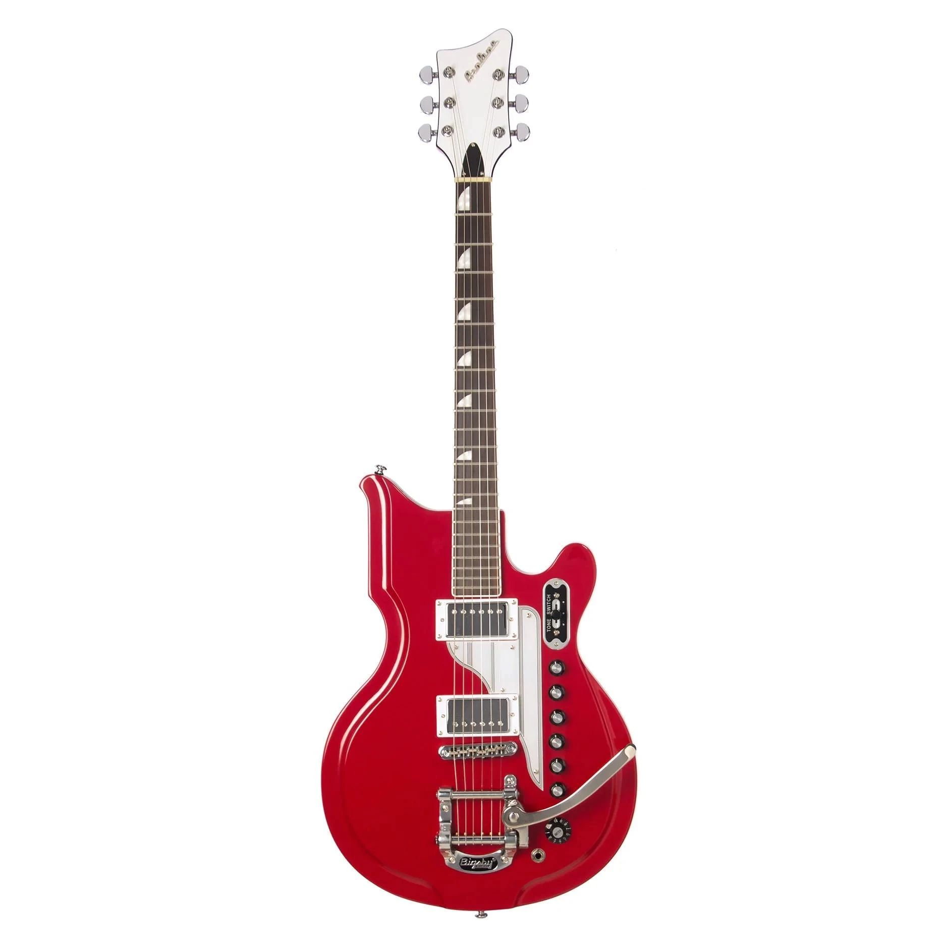 Airline '59 Newport DLX Electric Guitar in Red - AIRLINE-3346-2.jpg