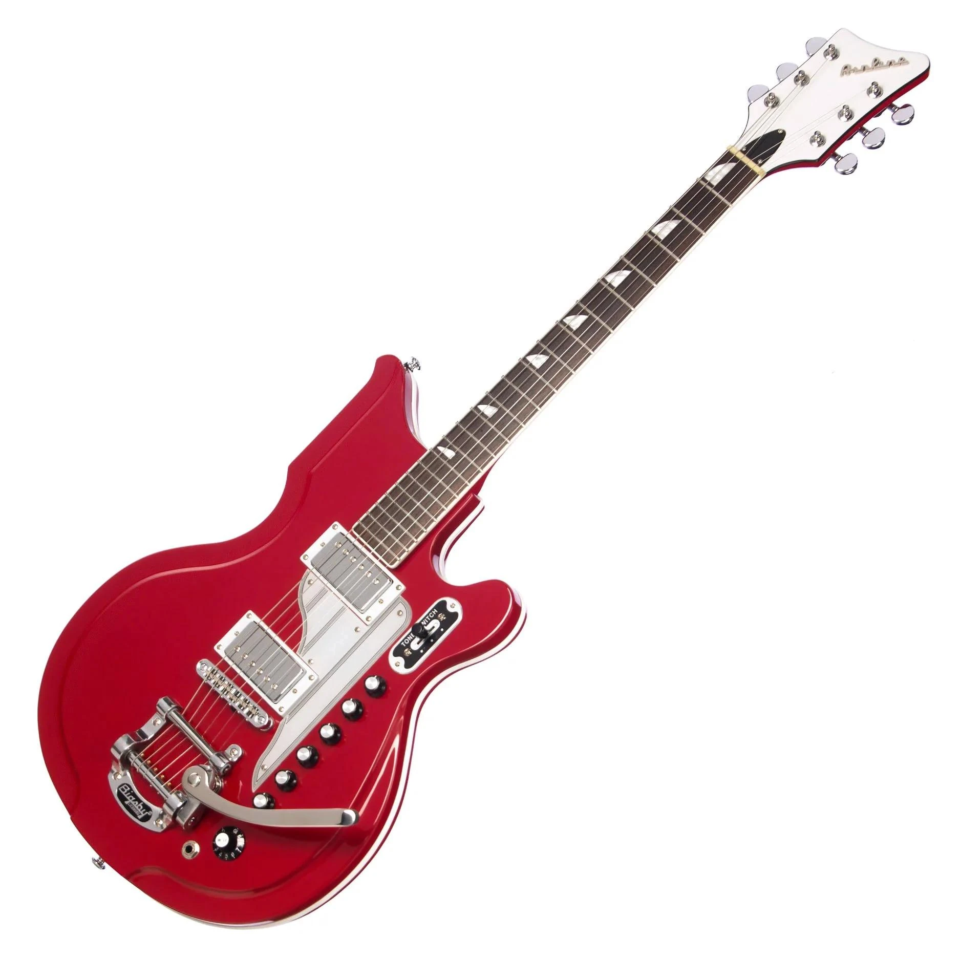 Airline '59 Newport DLX Electric Guitar in Red - AIRLINE-3346-5.jpg