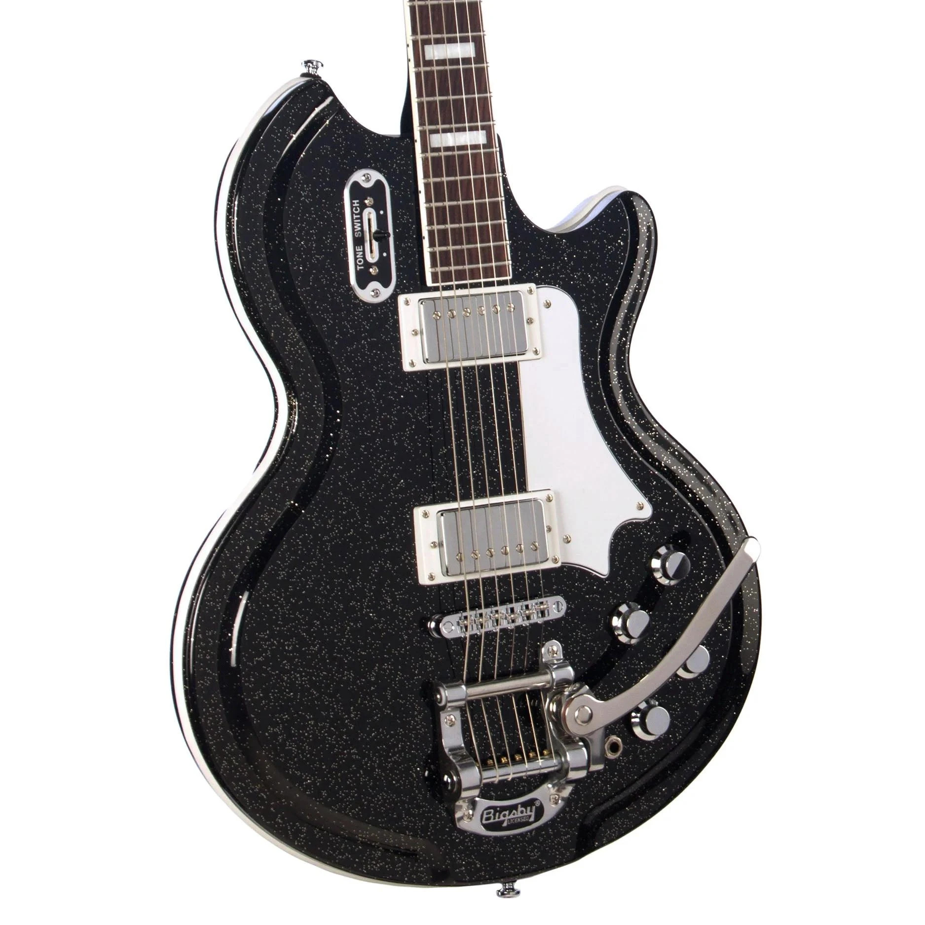 Airline '59 Coronado DLX Electric Guitar in Black Sparkle - AIRLINE-3515-5.jpg