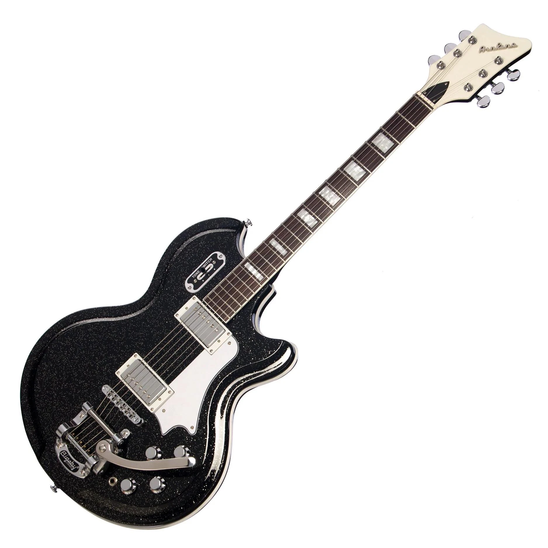 Airline '59 Coronado DLX Electric Guitar in Black Sparkle - AIRLINE-3515-8.jpg