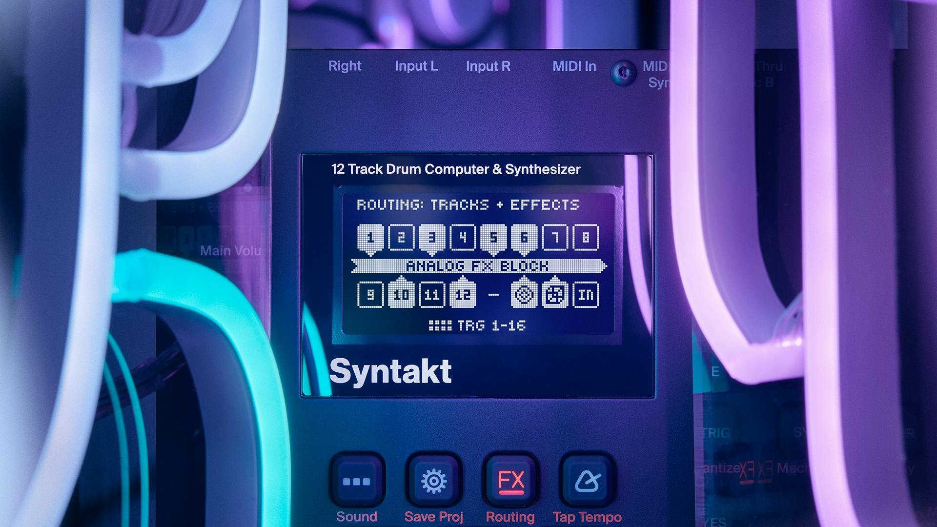 B Stock : Elektron Syntakt 12 Track Drum Computer & Synthesizer - 041 - 506584-Syntakt-FX-track.jpg