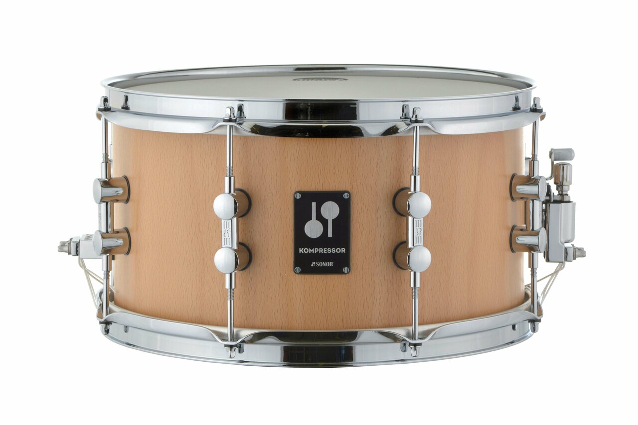 Sonor Kompressor Beech Snare 13x7 in Natural - 11171001-11171001_KS1307SDW_front.jpg