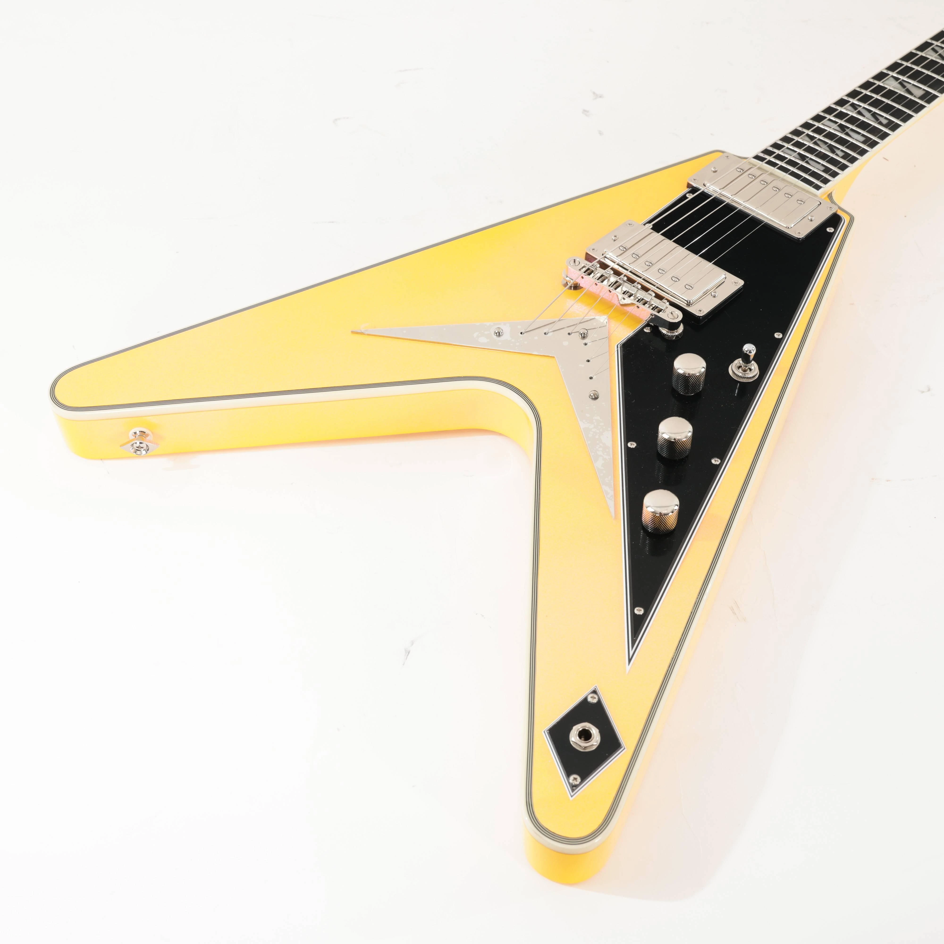 B Stock : Epiphone Futura Flying V Custom Electric Guitar in Solaris Shift - 001 - B-EIFFVCSLS-0001 (8).jpg