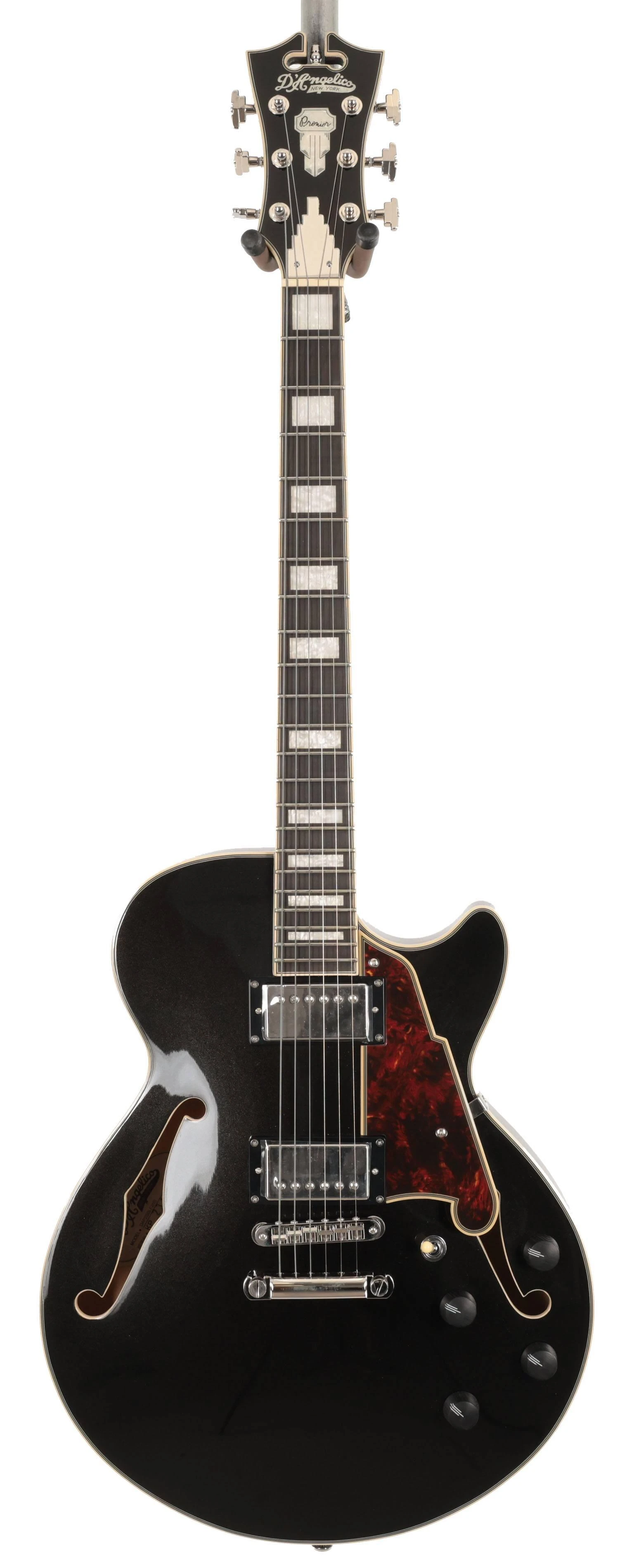 B Stock : D'Angelico Premier SS Single Cutaway Electric Guitar in Black Flake with Stopbar Tailpiece - 001 - B-DAPSSBLF2-0001 (2).jpg