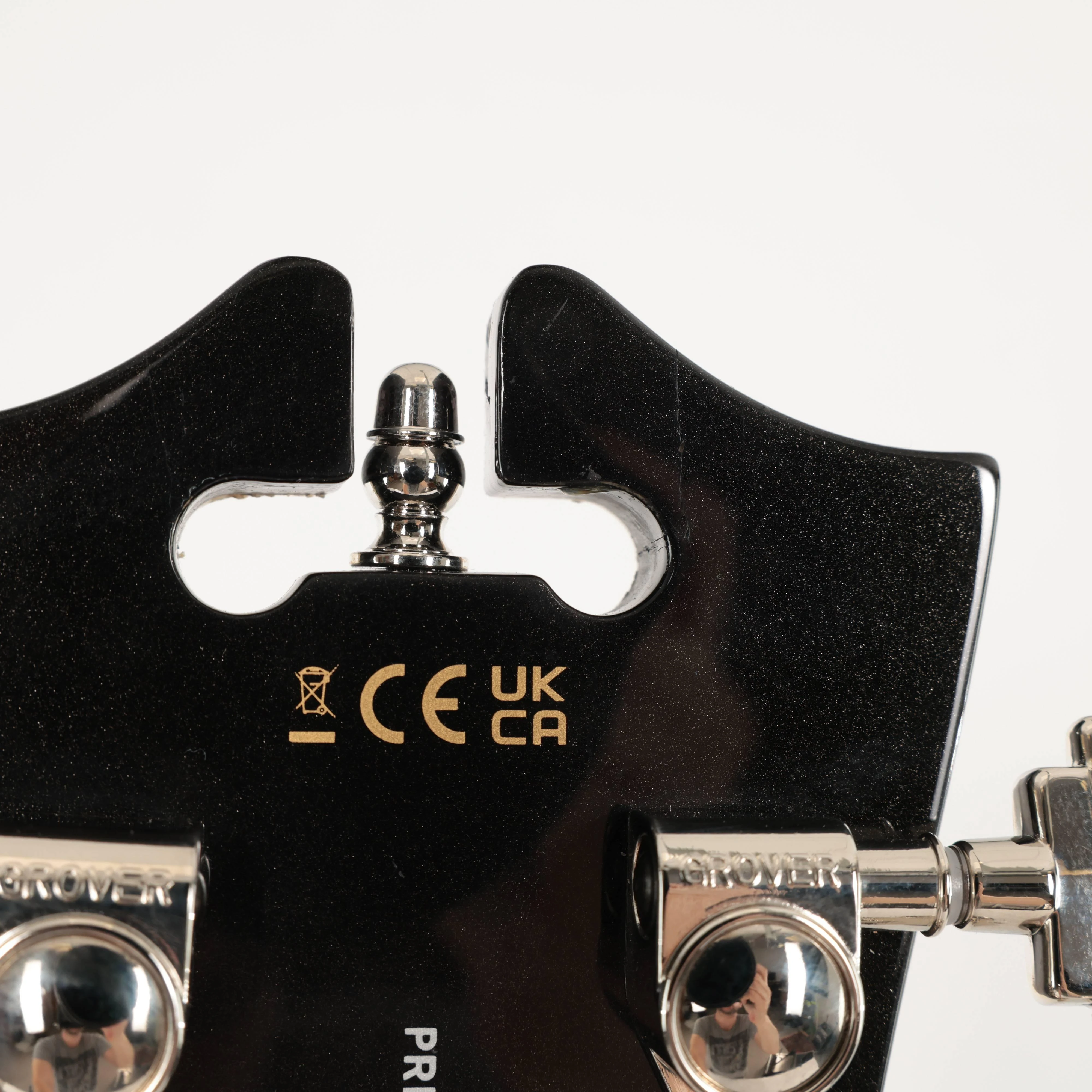 B Stock : D'Angelico Premier SS Single Cutaway Electric Guitar in Black Flake with Stopbar Tailpiece - 001 - B-DAPSSBLF2-0001 (6).jpg