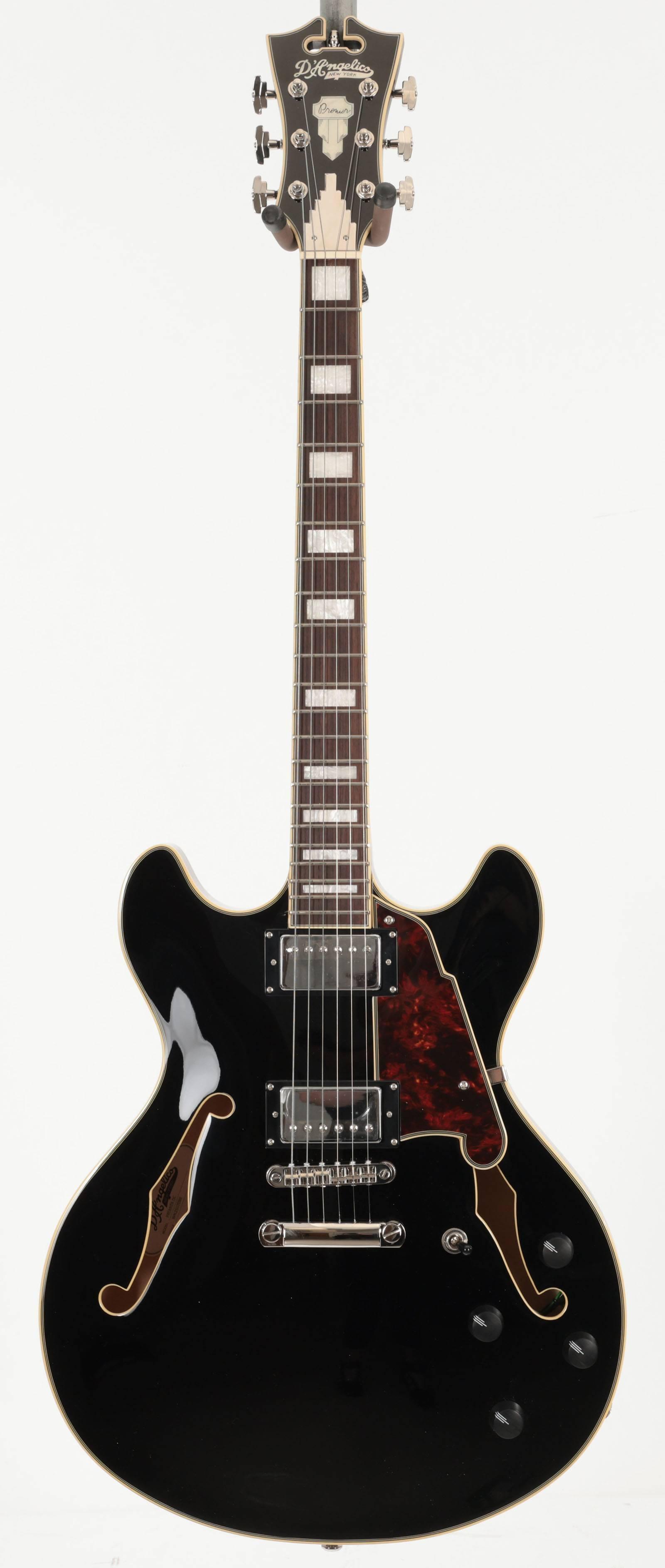 B Stock : D’Angelico Premier DC Semi-Hollow Electric Guitar in Solid Black - 002 - B-DAPDCSBKN-0002 (3).jpg