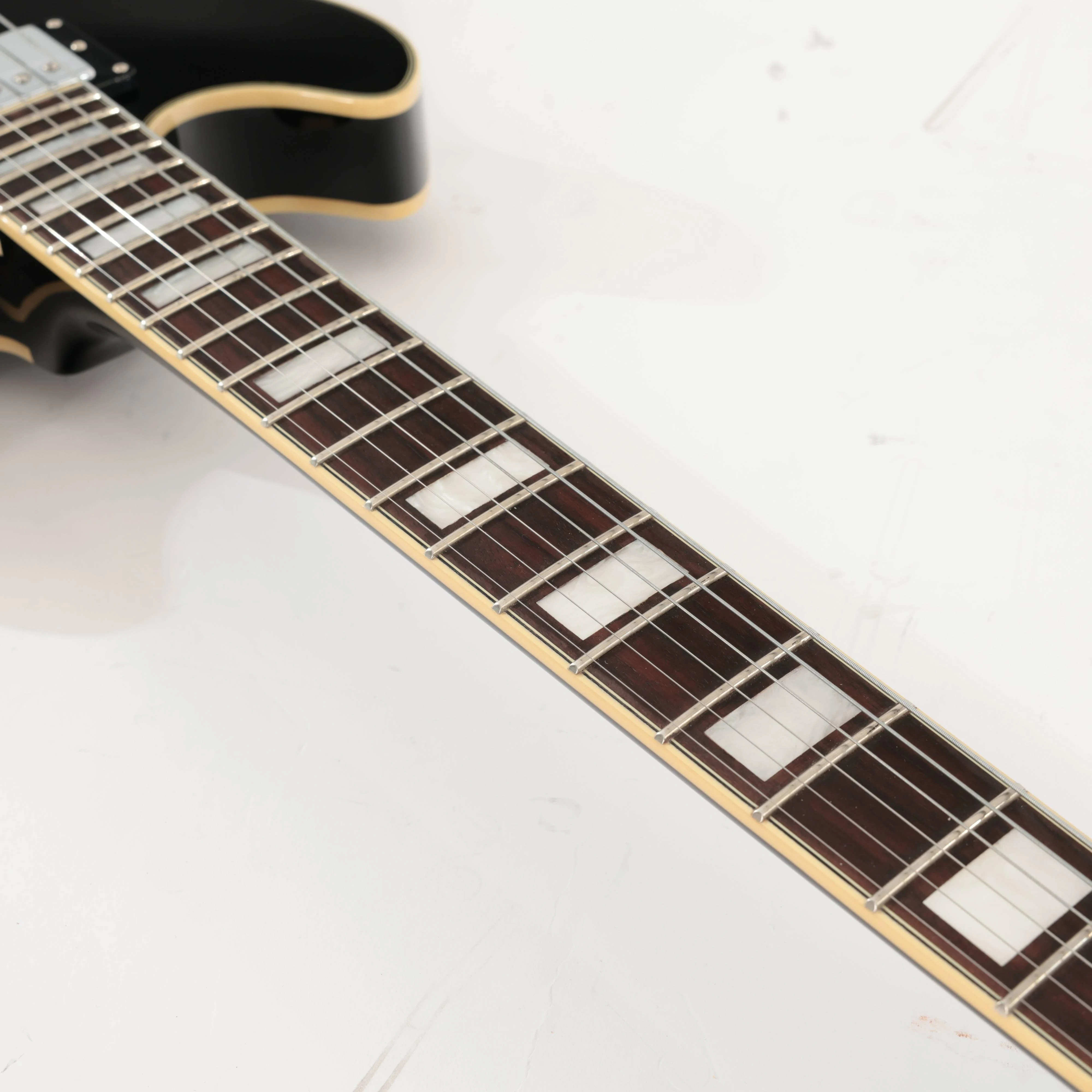 B Stock : D’Angelico Premier Mini DC Semi-Hollow Electric Guitar in Solid Black - 002 - B-DAPMDCSBK-0002 (15).jpg