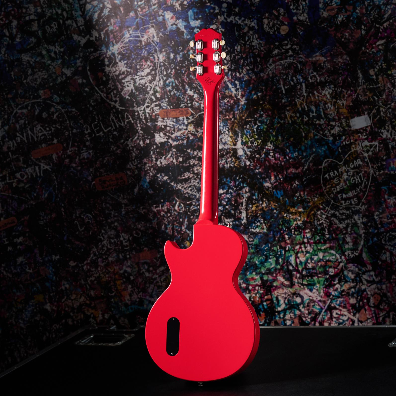 Epiphone Billie Joe Armstrong Signature Les Paul Junior Electric Guitar in Radiant Red - EIBJLPJRRNH-Beauty-Back.jpg