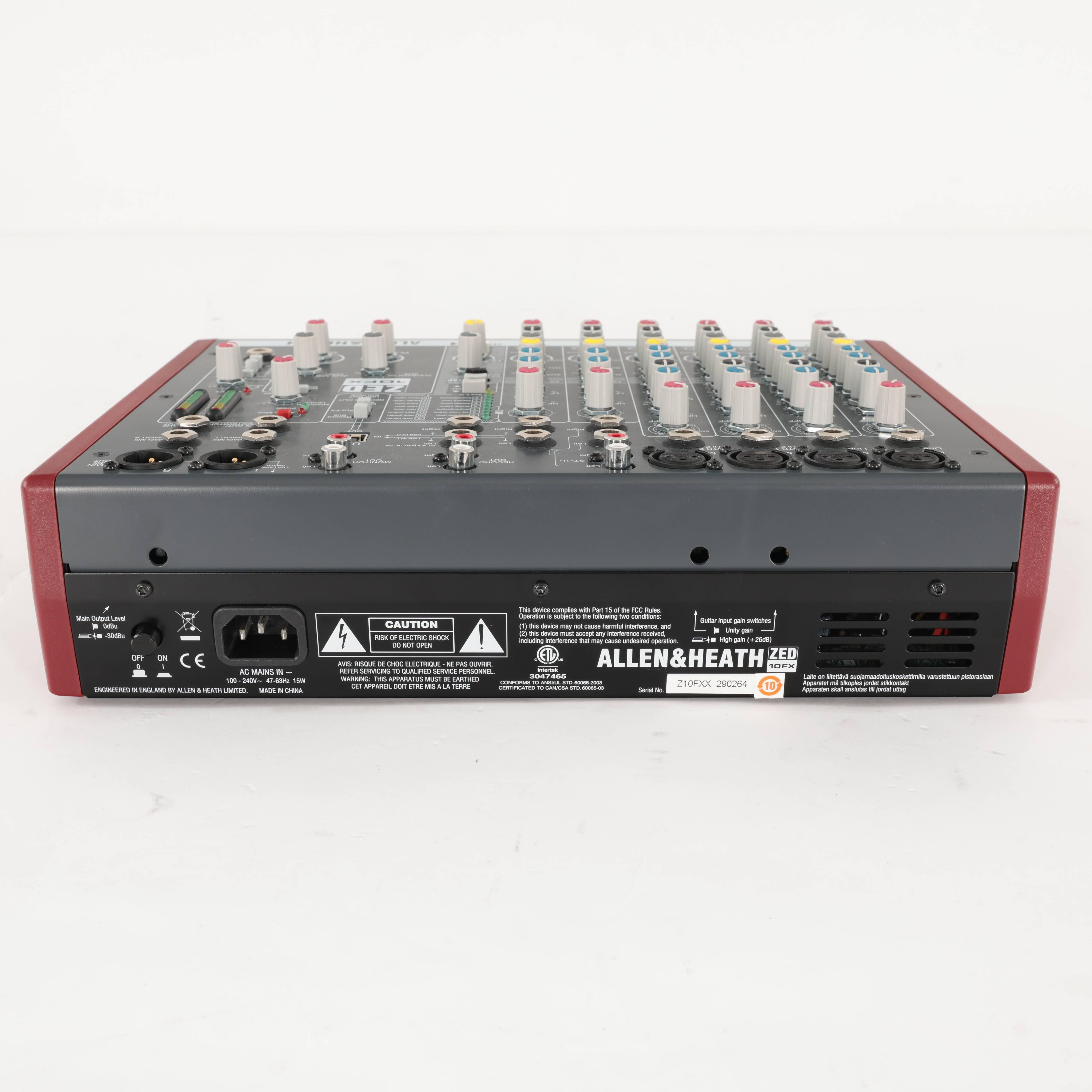 Second Hand Allen & Heath Zed10FX Mixer 836 - SH-204-1836 (5).jpg