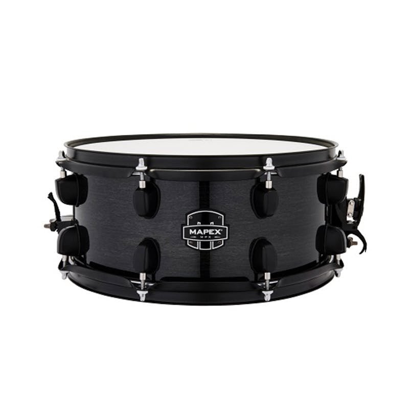 Mapex MPX 13 x 6 MaplePoplar Hybrid Shell Snare Black - MPNMP3600BMB-MPNMP2600BMB_Front.jpg