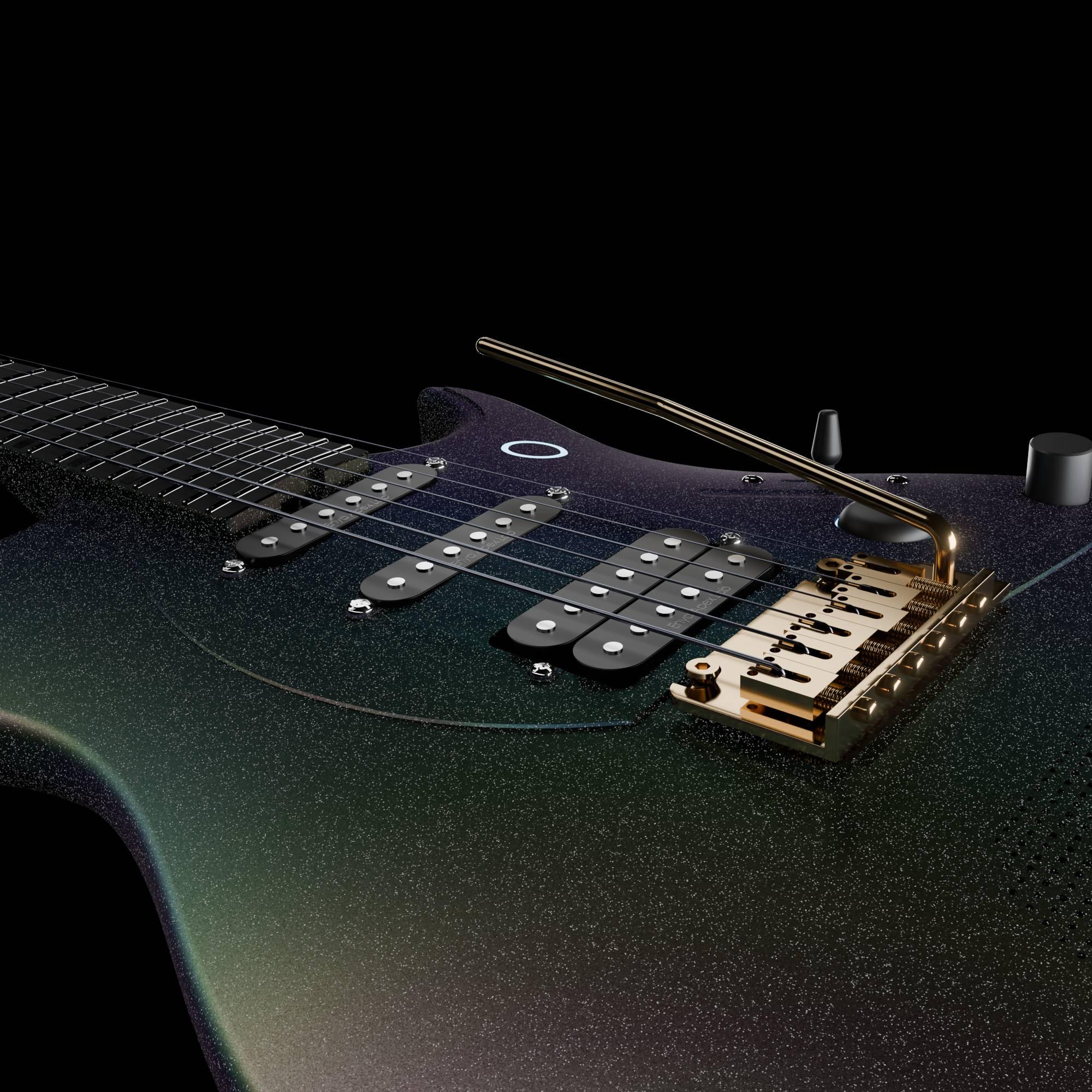 Enya Inspire Pro AL Smart Electric Guitar In Onyx Black - INSPIRE-PROAL-OB (4).jpg