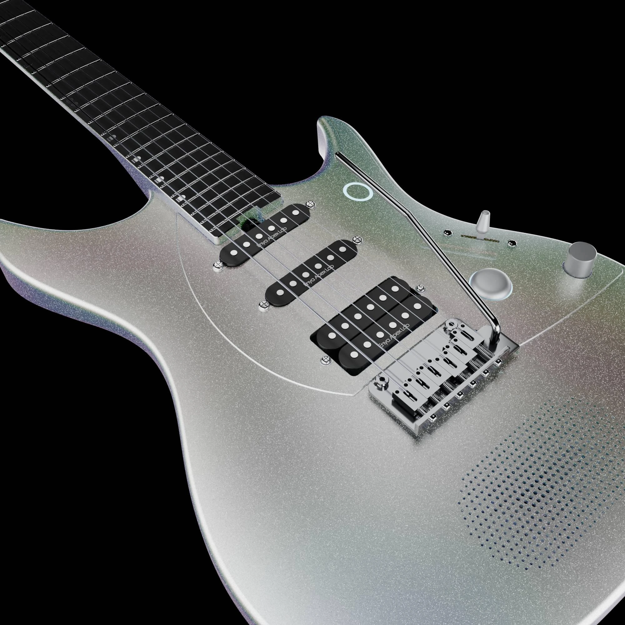 Enya Inspire Pro AL Smart Electric Guitar In Phantom Silver - INSPIRE-PROAL-PS (7).jpg