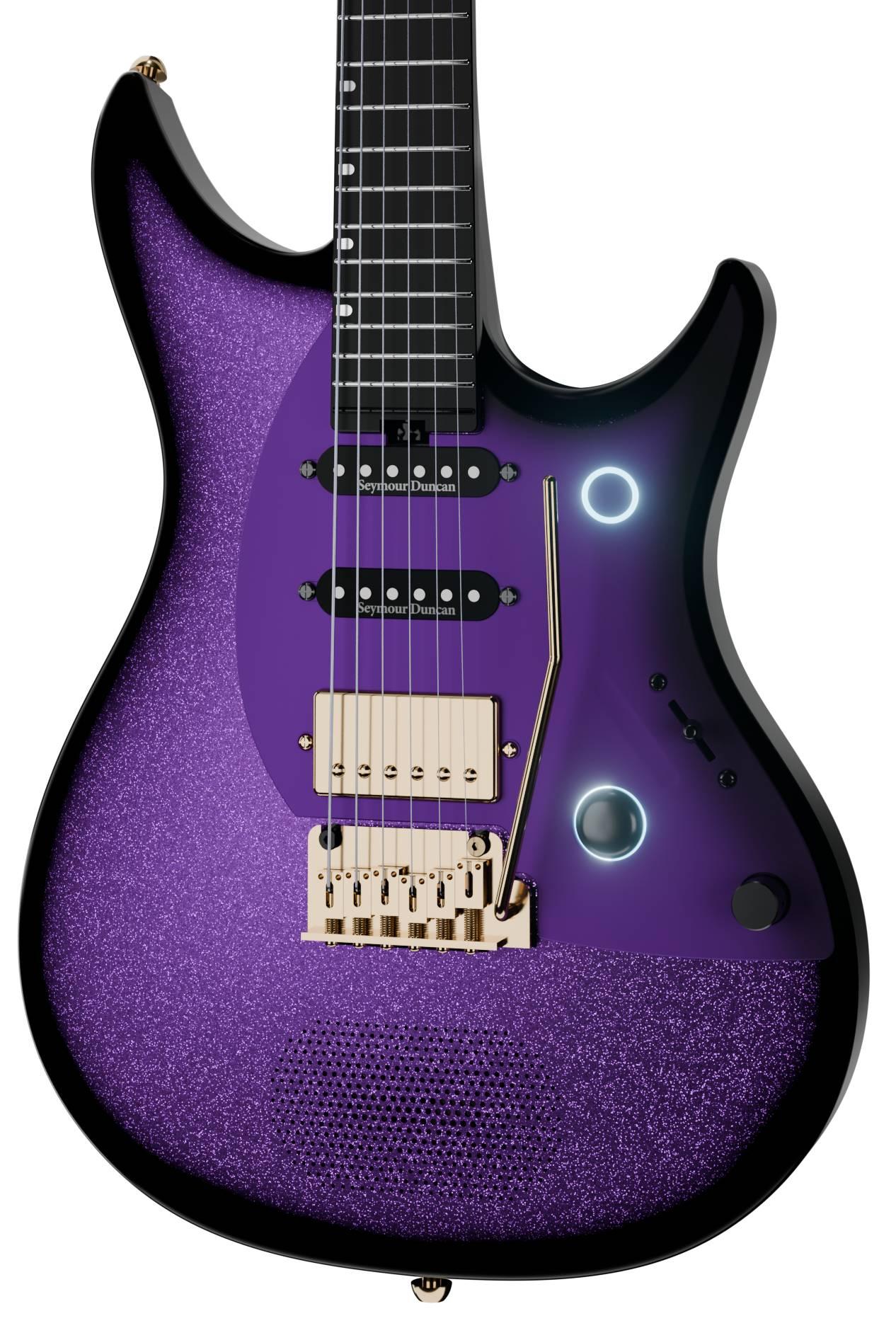 Enya Inspire Pro SD Smart Electric Guitar In Galactic Purple