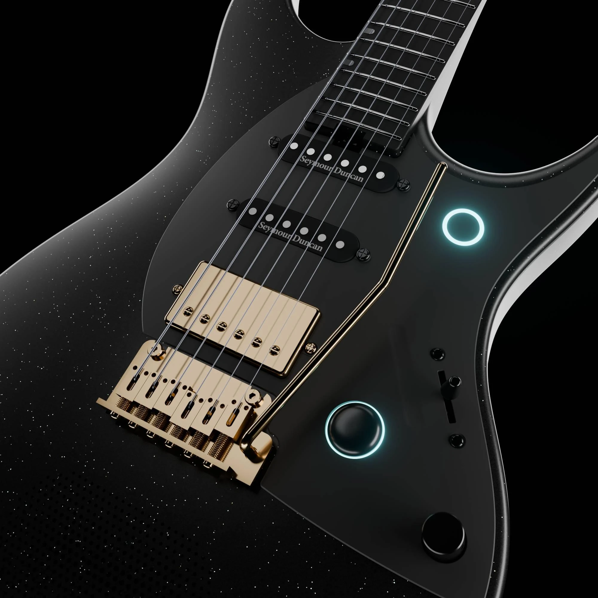 Enya Inspire Pro SD Smart Electric Guitar In Onyx Black - INSPIRE-PROSD-OB (5).jpg