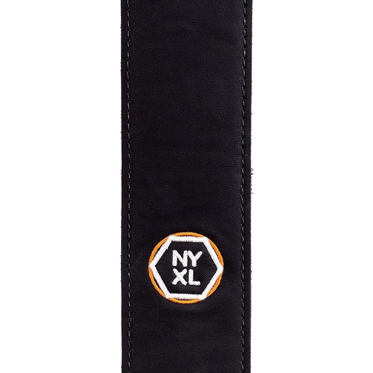 D'Addario 2" NYXL Eco-Leather Guitar Strap - 20NYXL01-Logo.jpg