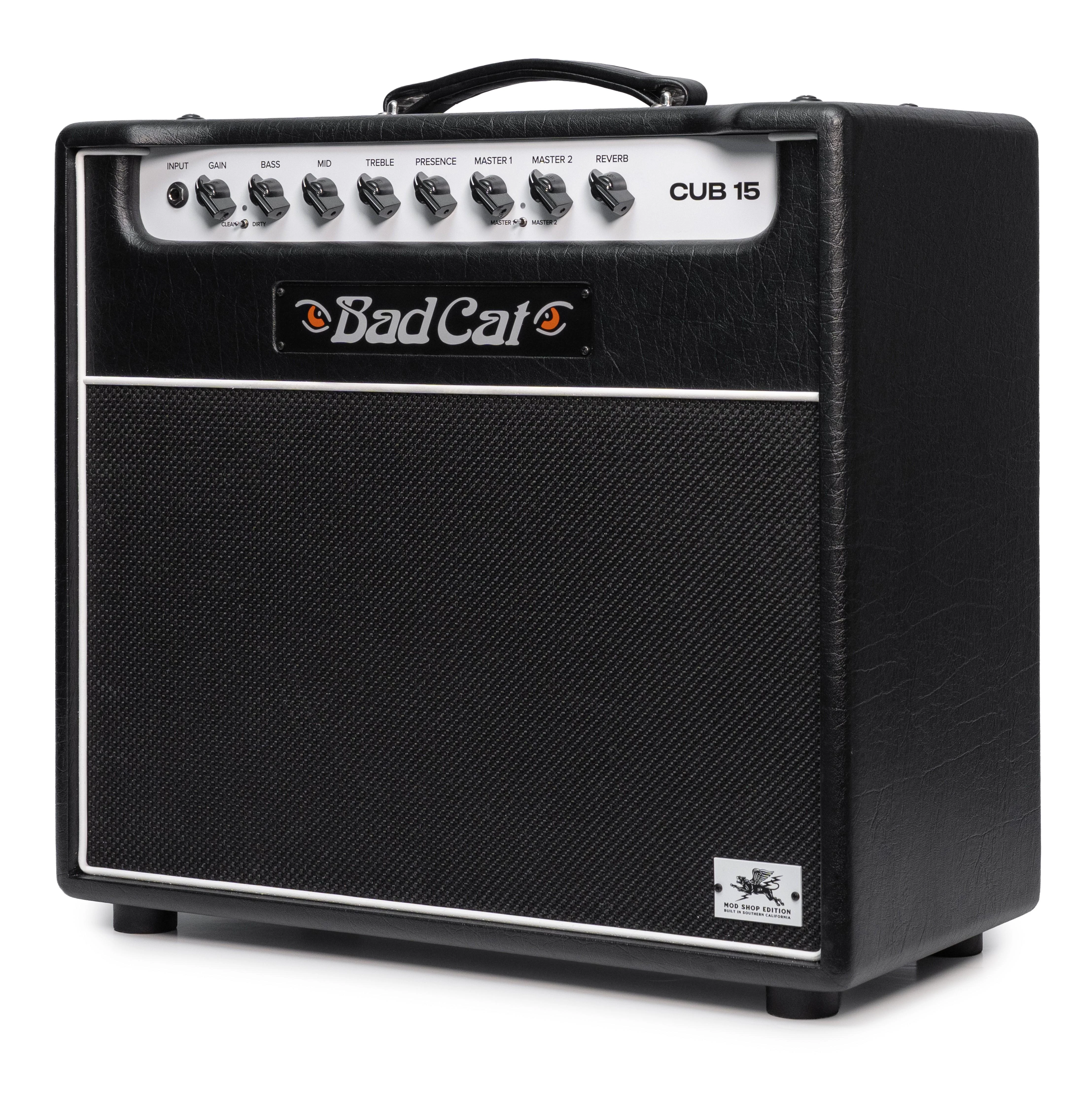Bad Mod Shop Cat Cub 15 Valve Amp Combo - Mod Shop Cub 15 Combo - Left.jpg