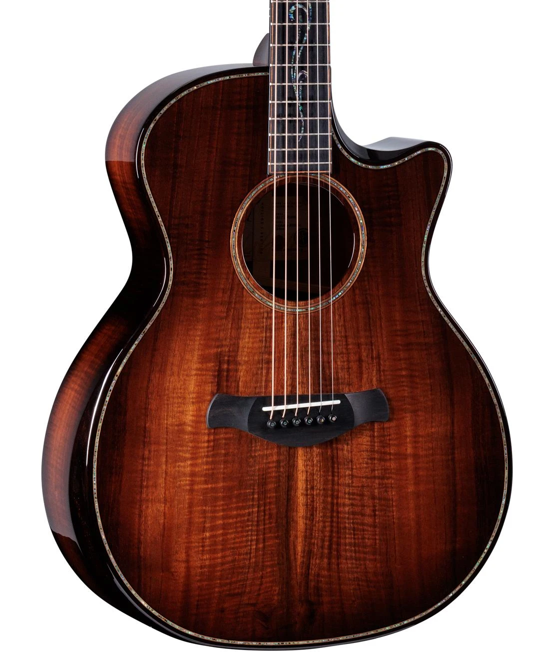 Taylor Builders Edition K24ce Next Generation Hawaiian Koa Electro Acoustic Guitar in Shaded Edgeburst - Taylor-Builder’s-Edition-K24ce-(2026-Spec)-1211185092-FrontRight-cropped.jpg