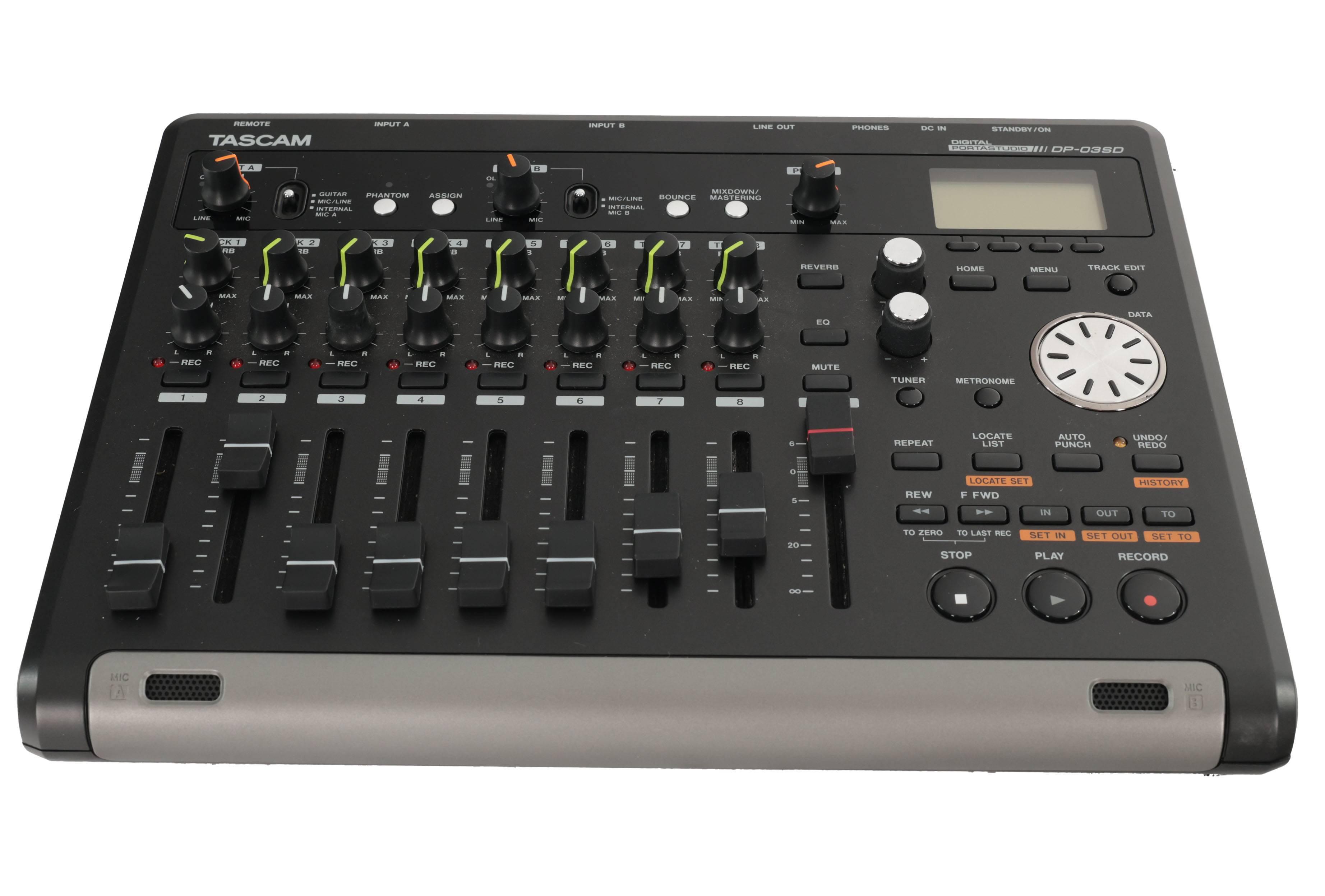 Second Hand Tascam DP03SD 8 Track Recorder 060 - SH-130-1060 (2).jpg