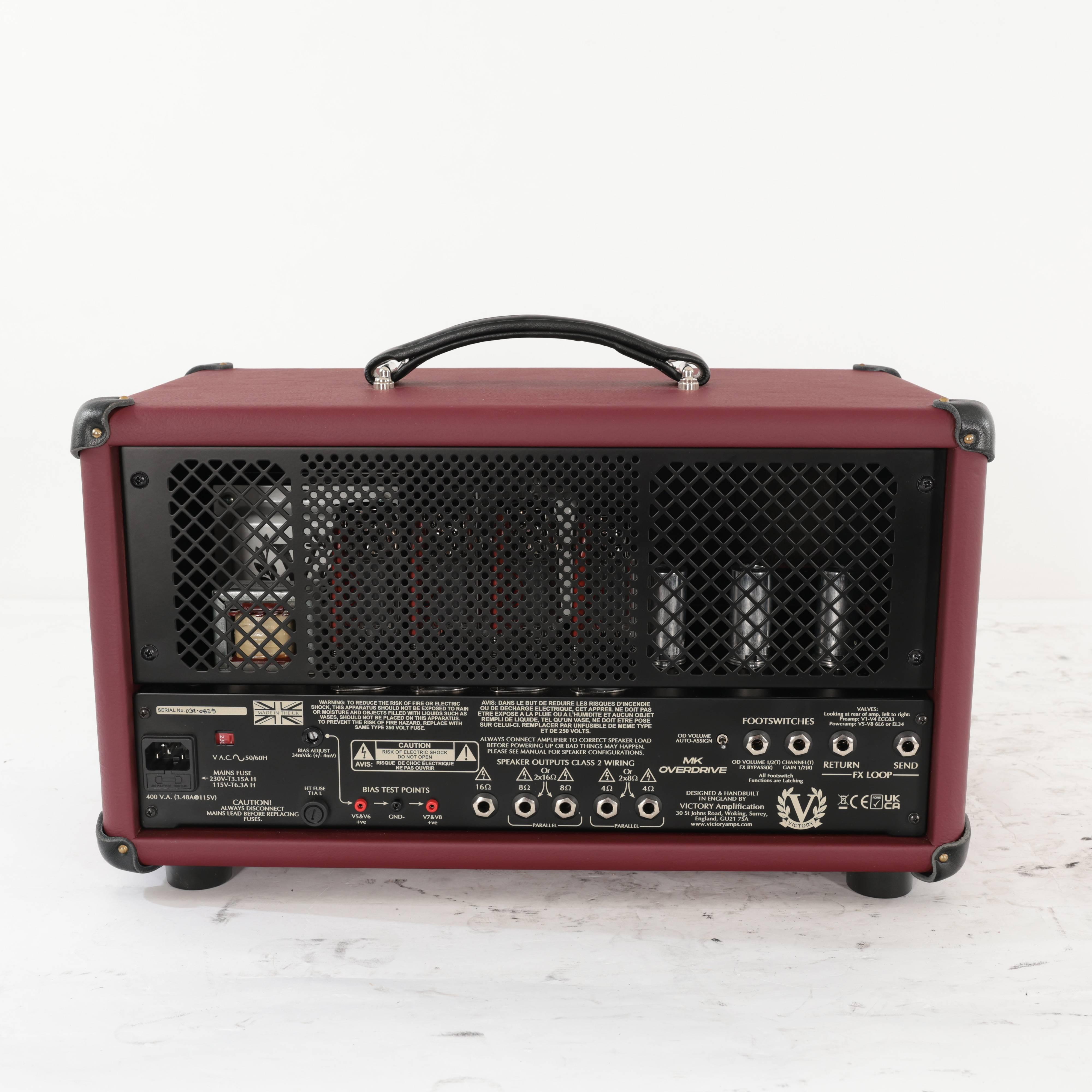 Second Hand Victory MK Overdrive 100w Head In Burgundy 632 - SH-114-2632 (5).jpg