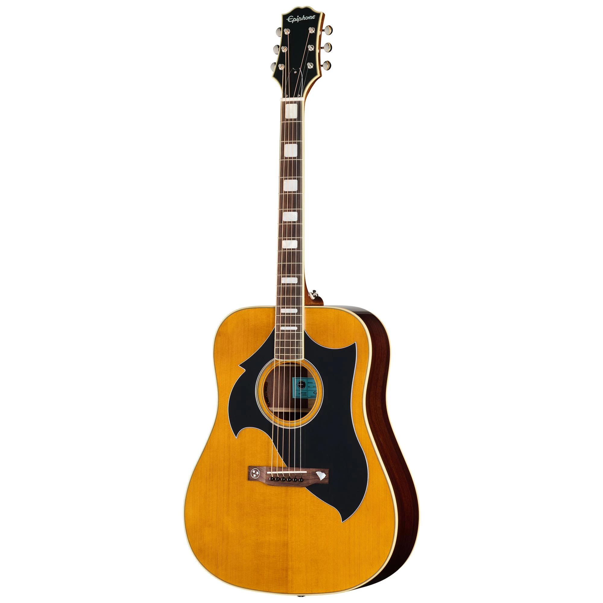 Epiphone Marcus King Signature El Dorado Electro Acoustic Guitar in Antique Natural - EMEDMKANNH1-Front.jpg