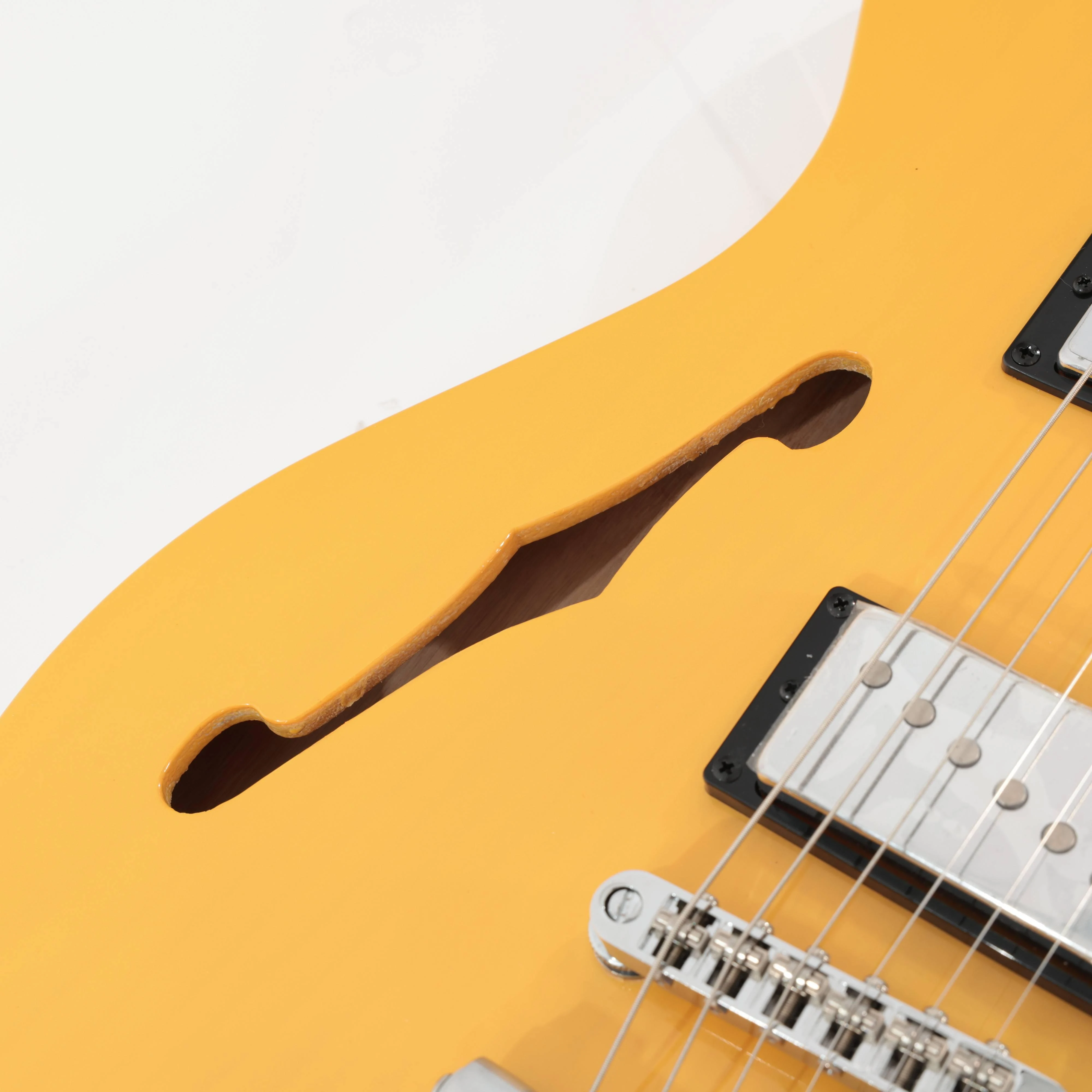 B Stock : Sterling by Music Man Valentine Chambered Bigsby Semi-Hollow Electric Guitar in Butterscotch - 001 - B-STJV60CBB-0001 (11).jpg