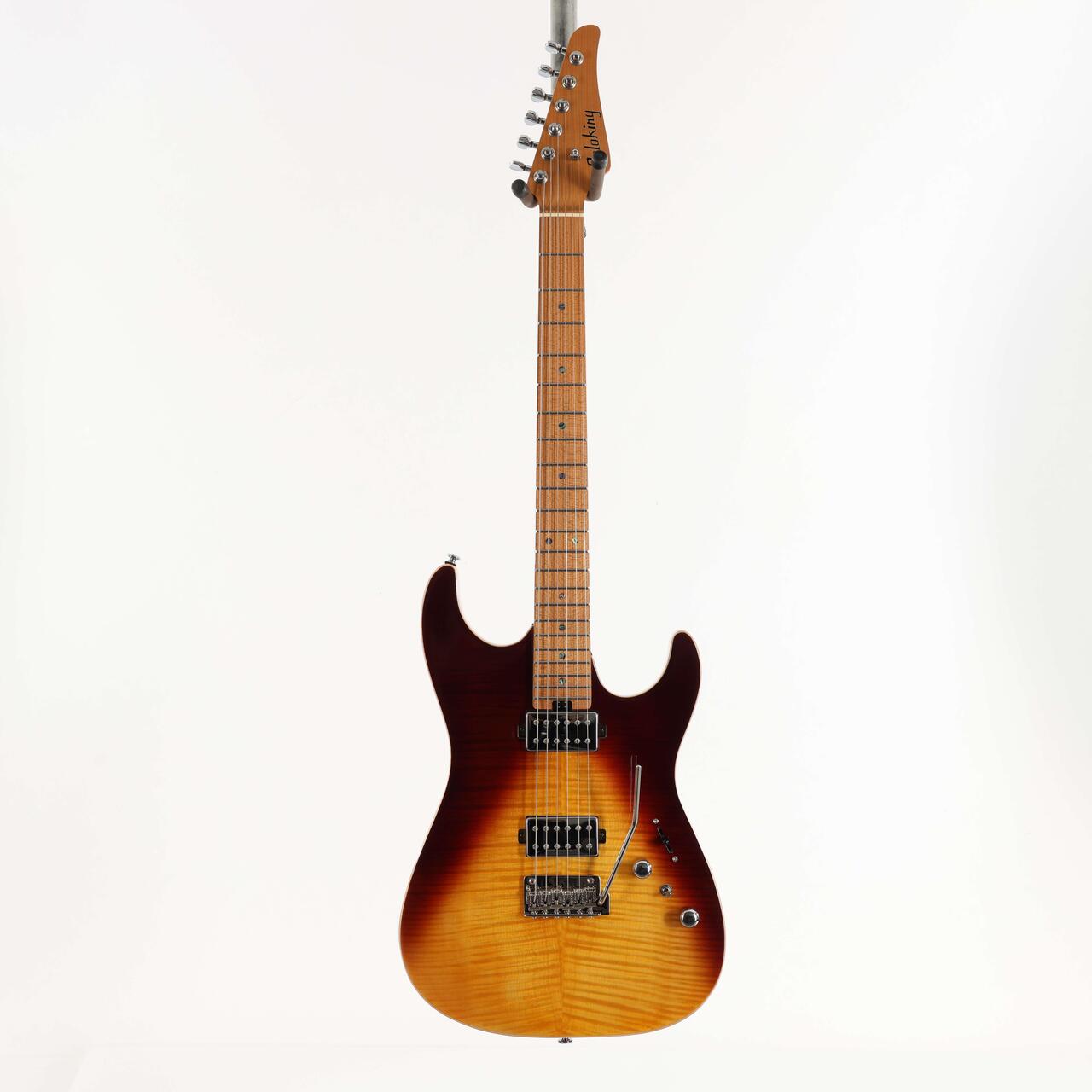 B Stock : Soloking MS-1 Custom Electric Guitar with Flame Maple Top in Fire Wakesurf - 018 - MS-1CUSTOM-FW (3).jpg