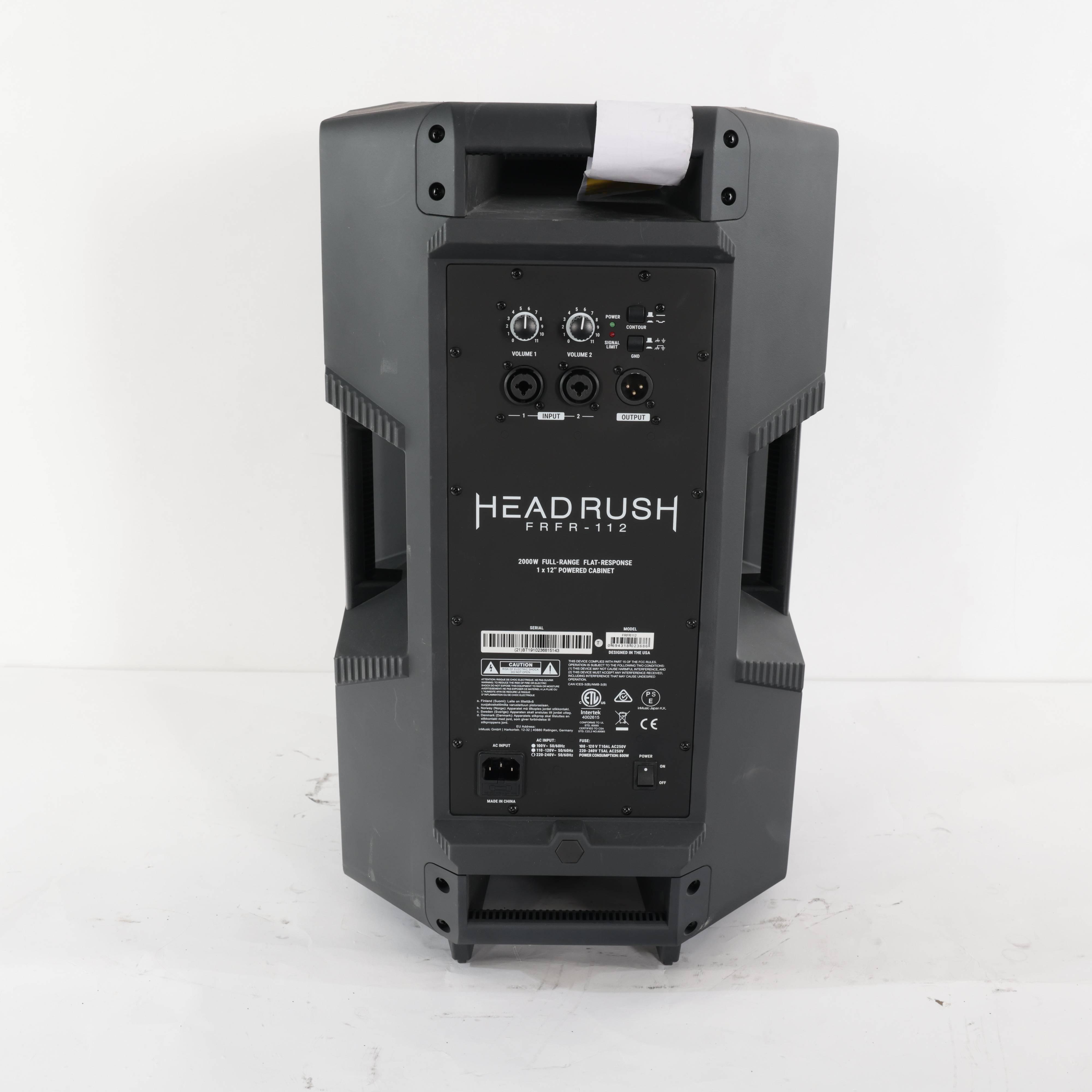 Second Hand Headrush FRFR-112 Cab 783 - SH-241-6783 (5).jpg