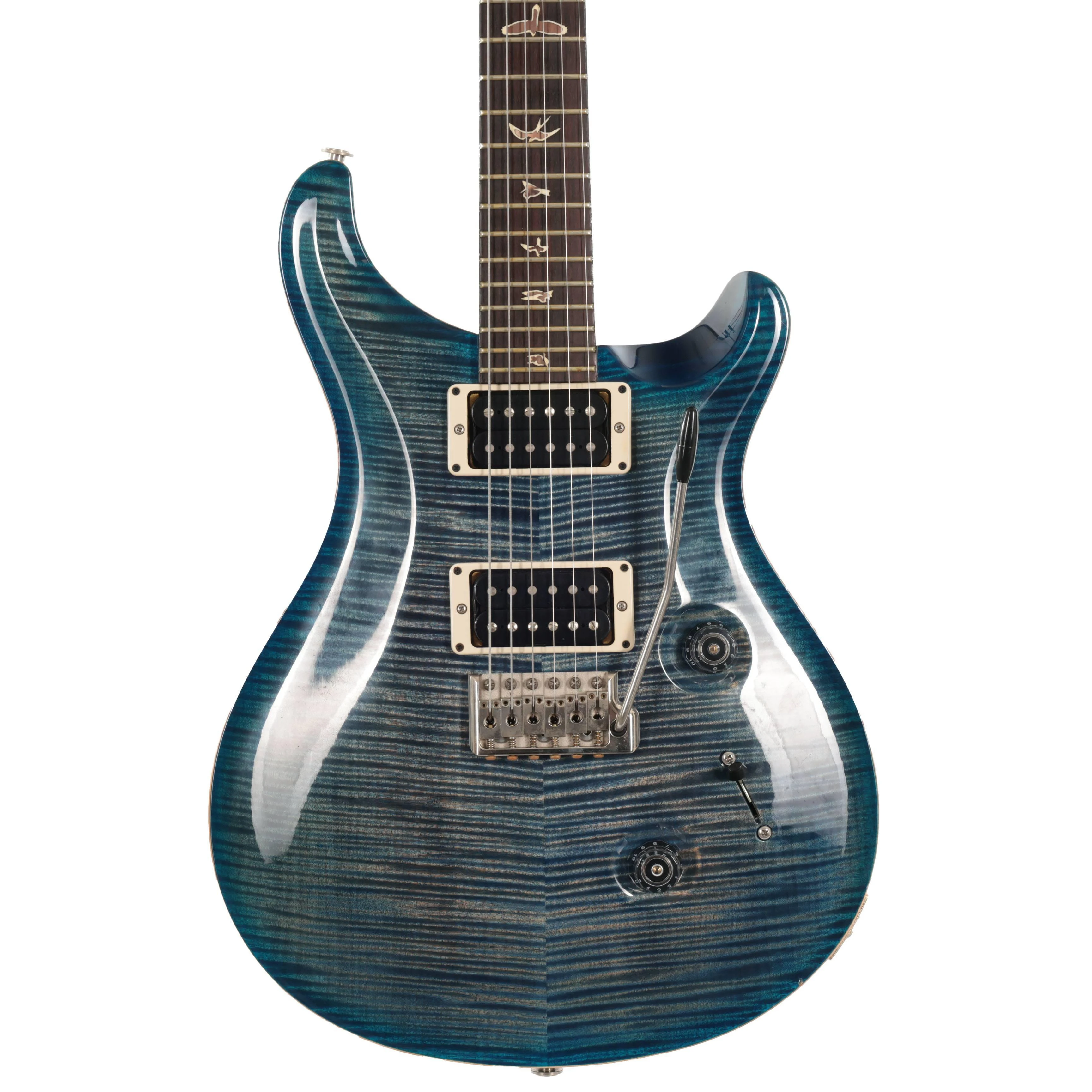 Second Hand PRS Custom 24 10-Top In Faded Blue Burst With Hardcase 597 - SH-197-0597 (2).jpg