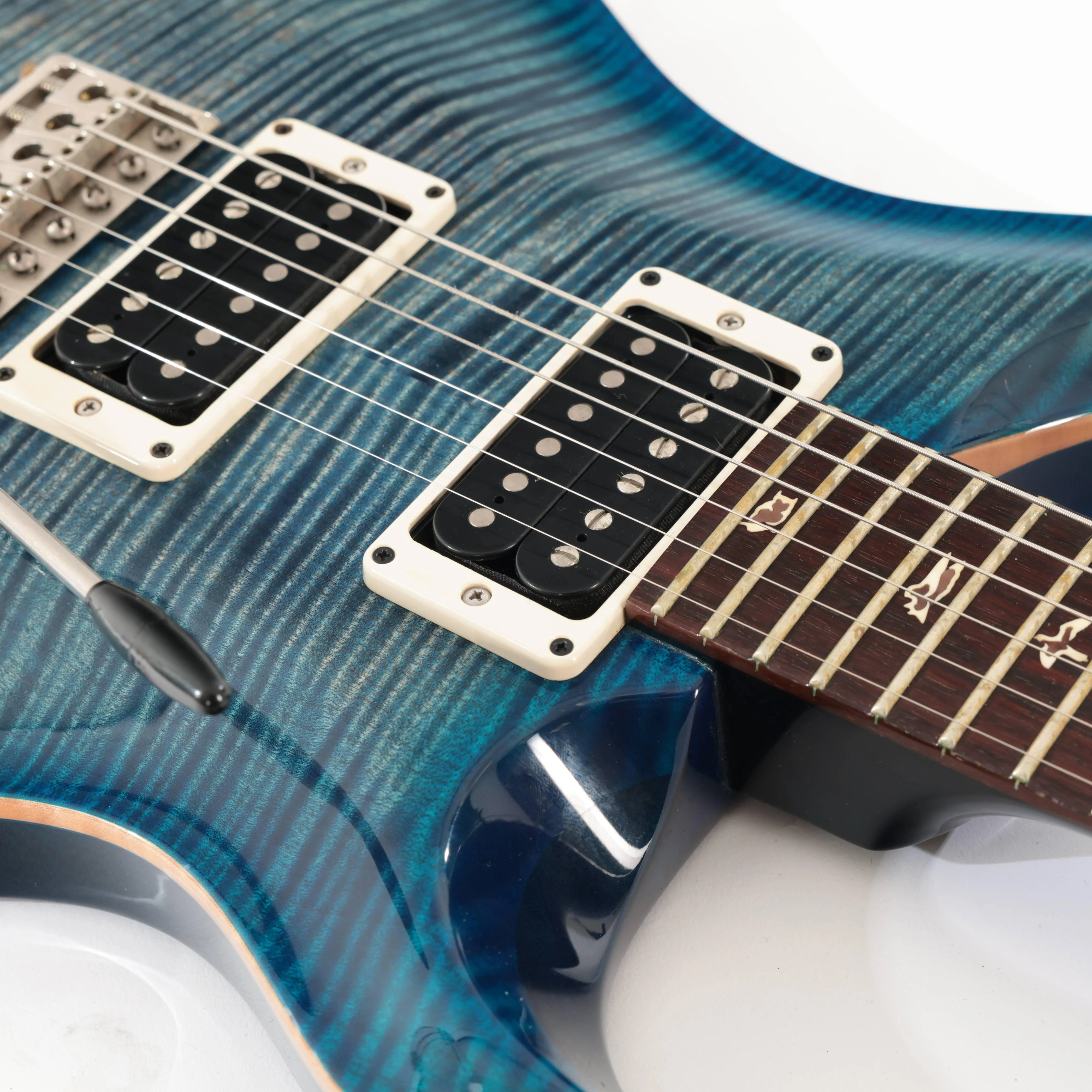 Second Hand PRS Custom 24 10-Top In Faded Blue Burst With Hardcase 597 - SH-197-0597 (14).jpg
