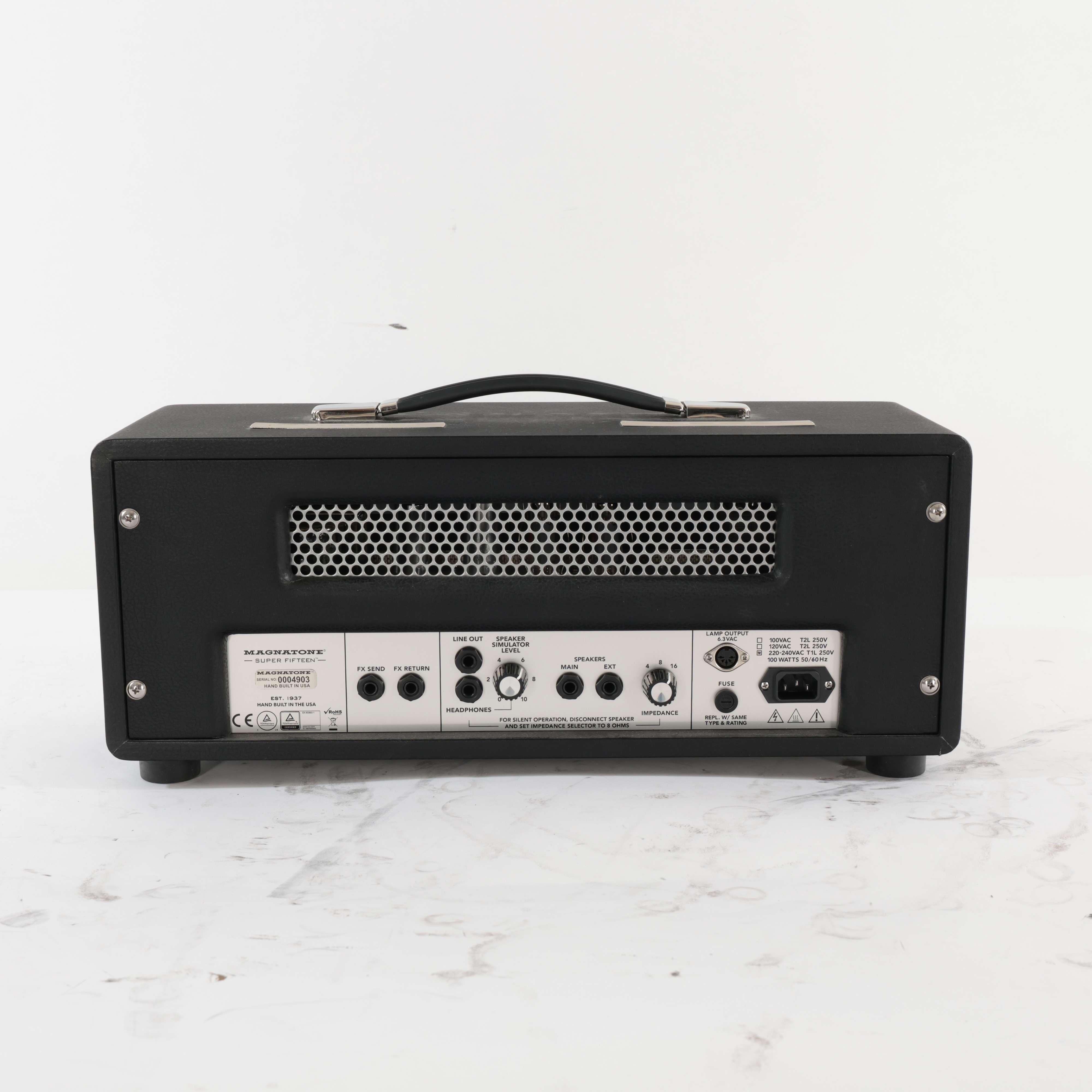 Second Hand Magnatone Super 15 Amp Head #749 - SH-241-6749 (5).jpg