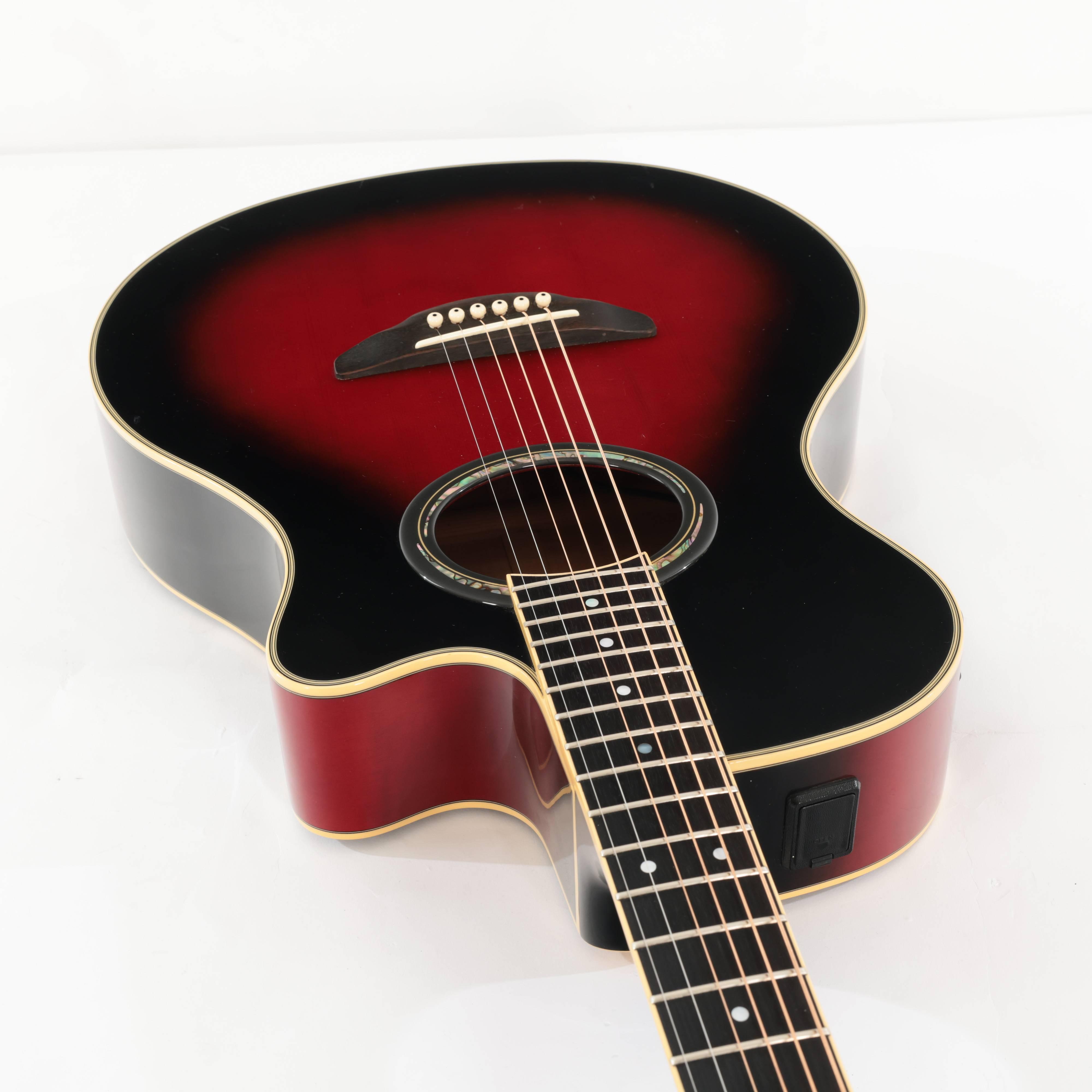 Second Hand Yamaha APX-9C Red Burst Acoustic Guitar 652 - SH-114-2652 (11).jpg
