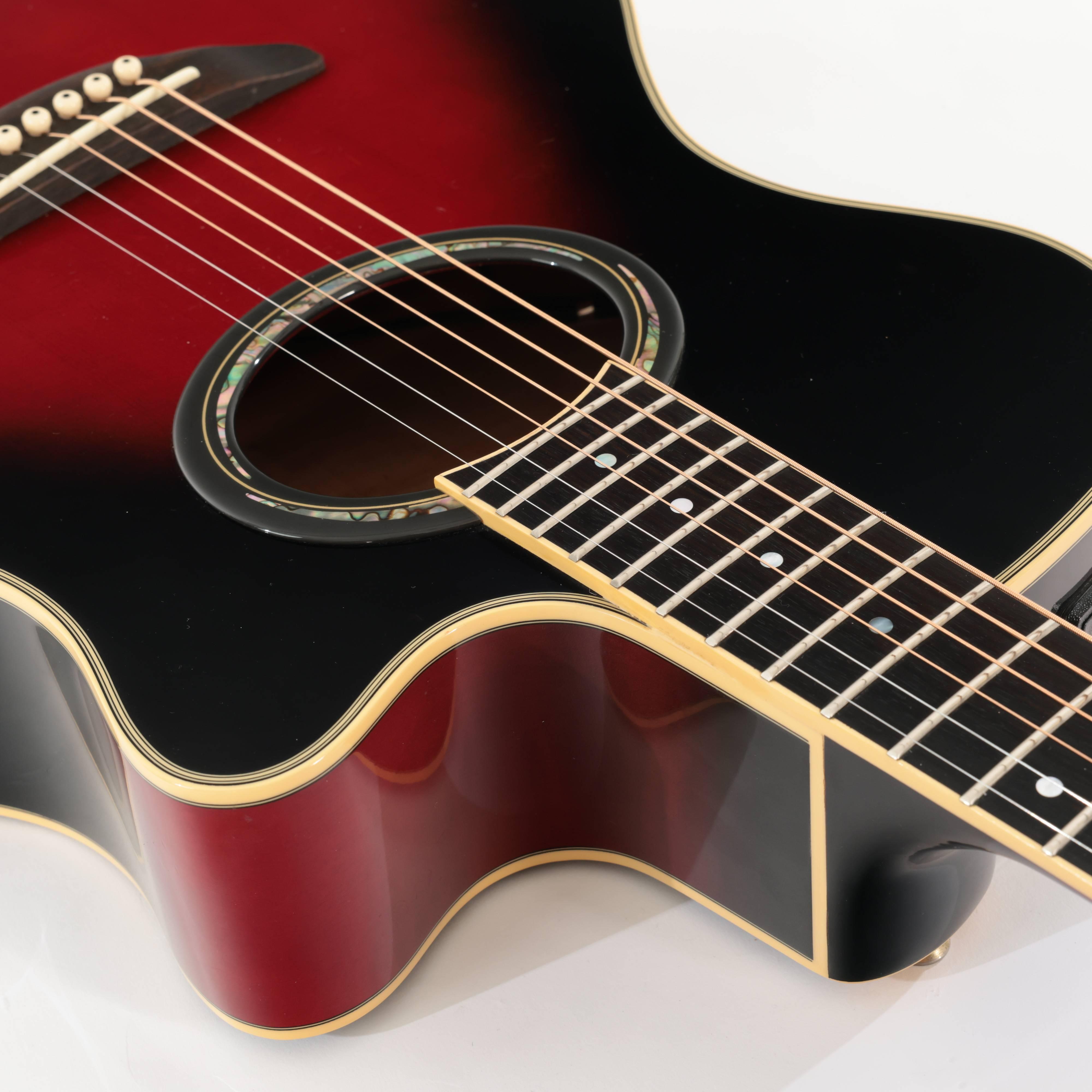 Second Hand Yamaha APX-9C Red Burst Acoustic Guitar 652 - SH-114-2652 (12).jpg
