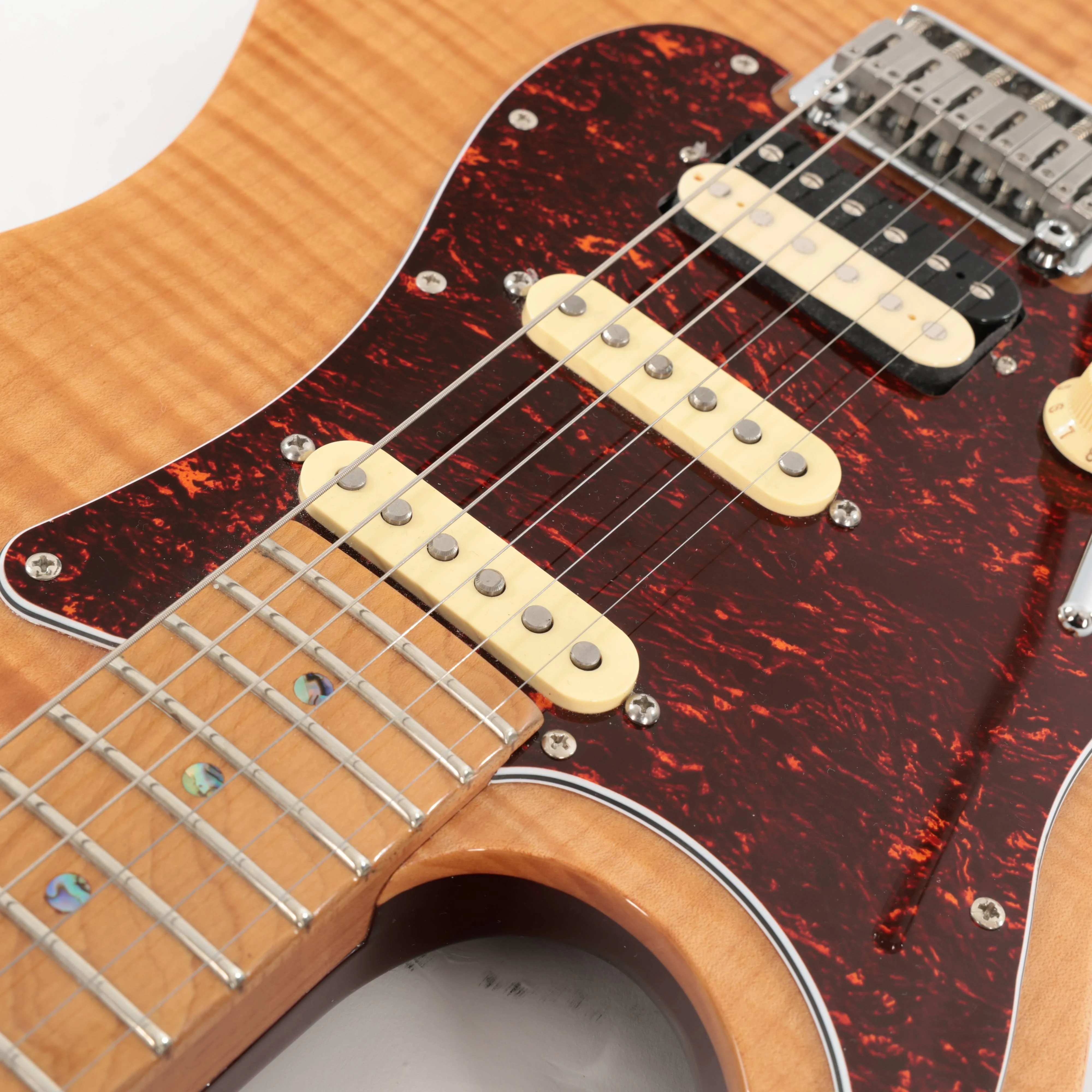 Second Hand Sire Larry Carlton S7 HSS Left Handed Electric Guitar In FM Natural 746 - SH-241-6746 (10).jpg