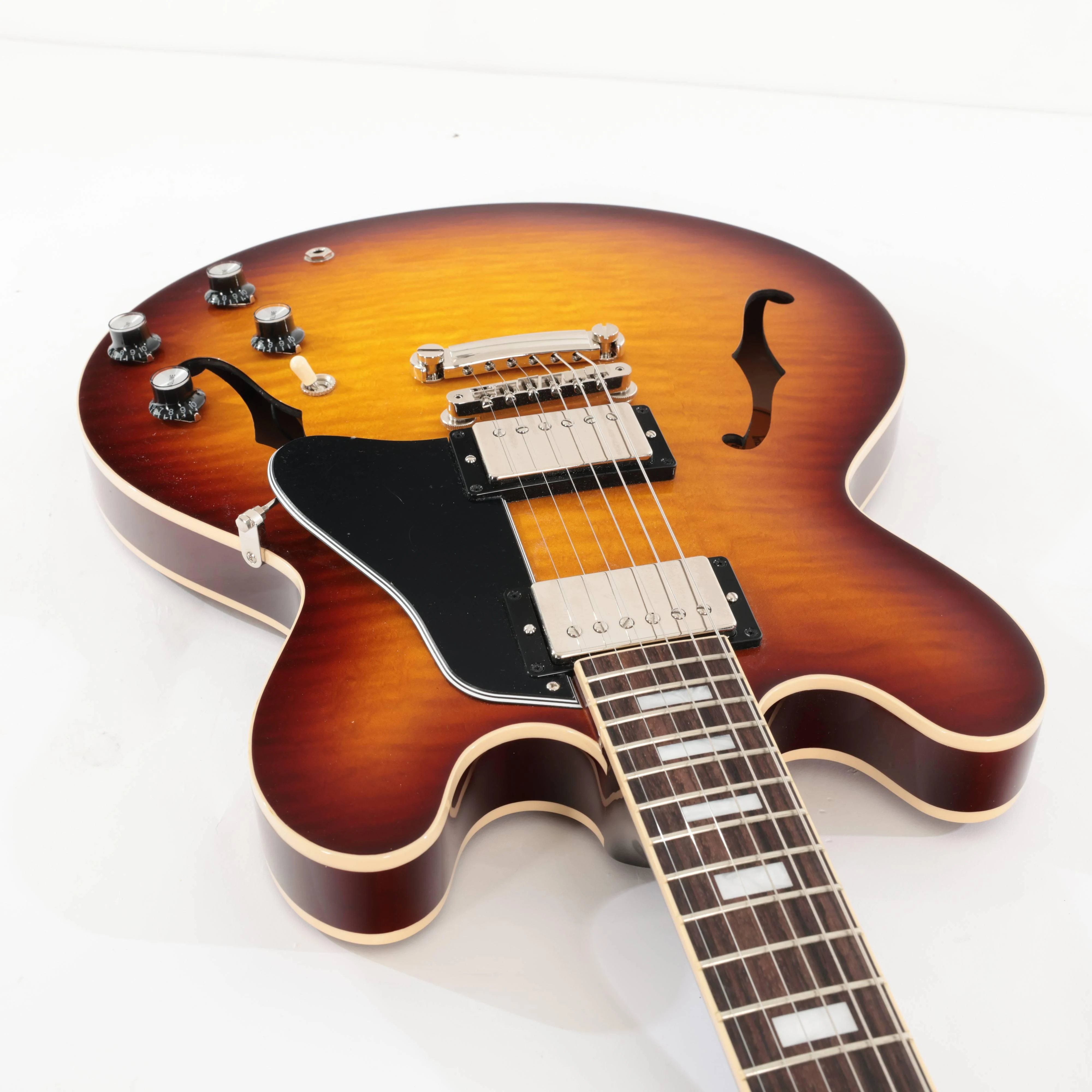 Second Hand Gibson ES-335 Figured Semi-Hollow Electric Guitar In Iced Tea #588 - SH-197-0588 (10).jpg